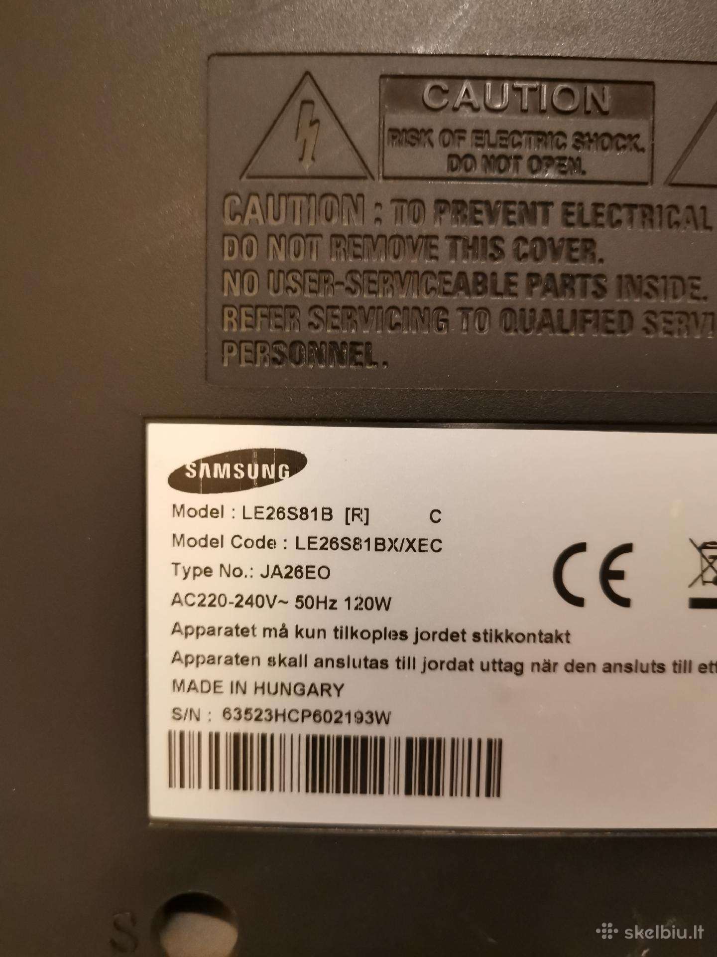 Parduodu Televizoriu Samsung ir Kompiuteri 20 Eu