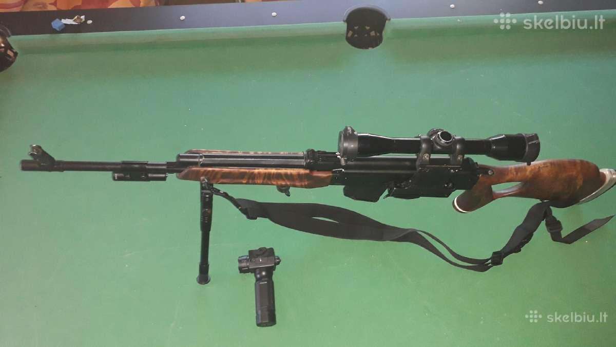 Parduodu graižtvinį Saiga rem 223 ir Mosin 7.62 54