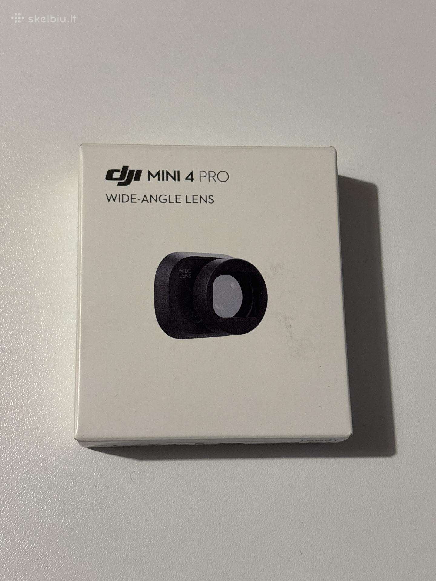 Dji Mini 4 Pro plataus kampo lęšis