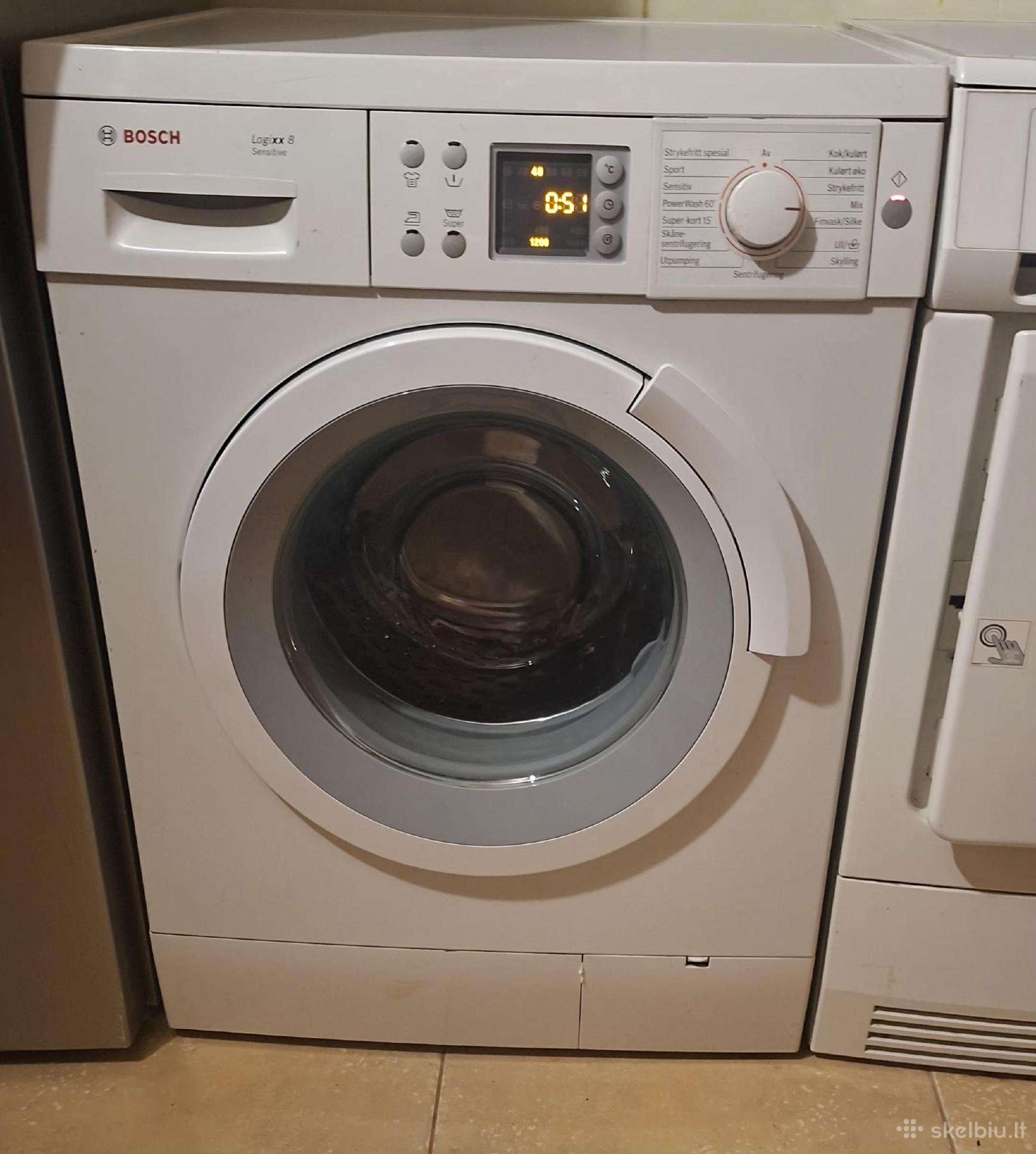 Bosch Skalbimo mašina 8kg.