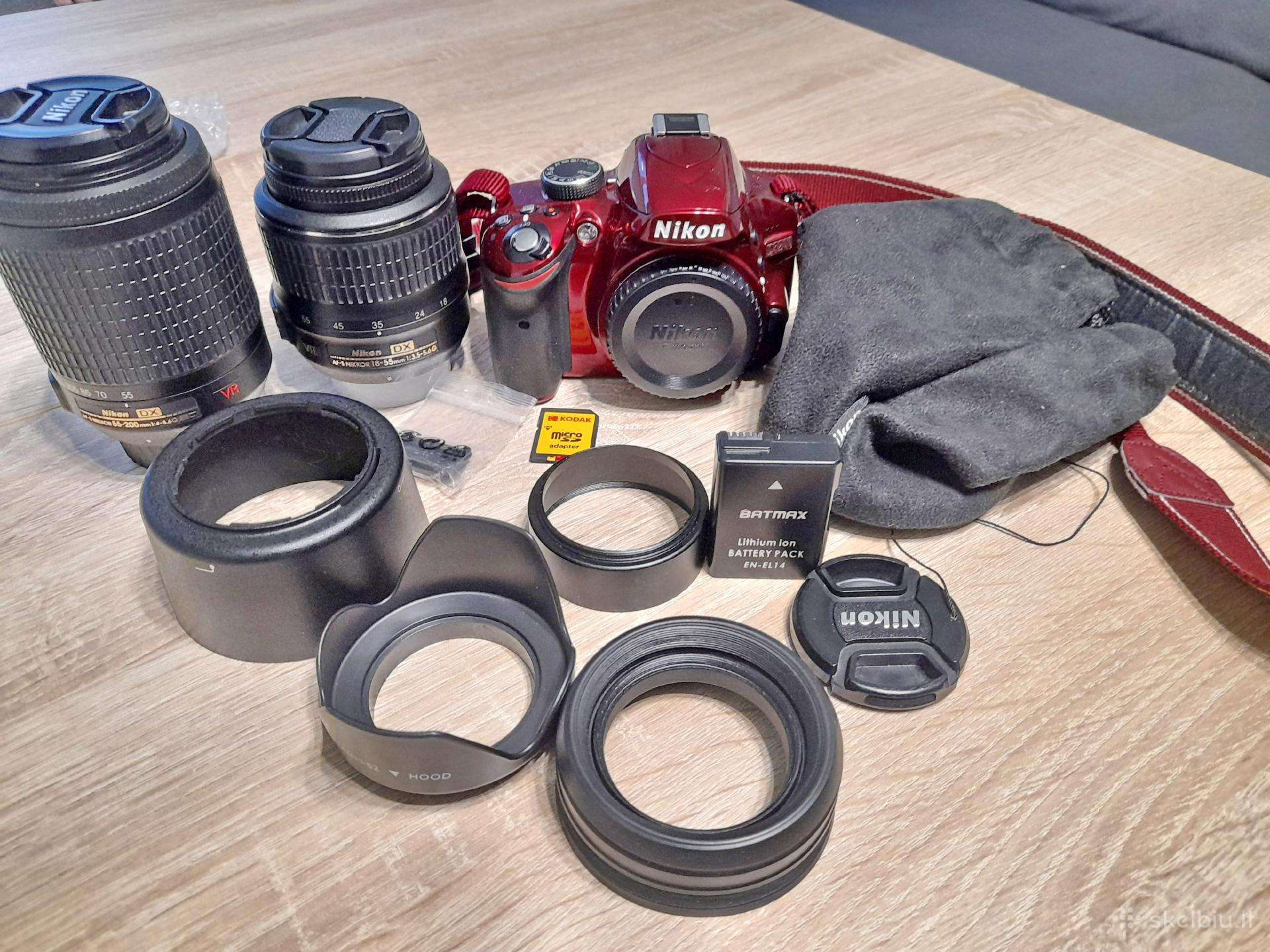 Mažai naudotas, puikios būklės fotoaparatas Nikon