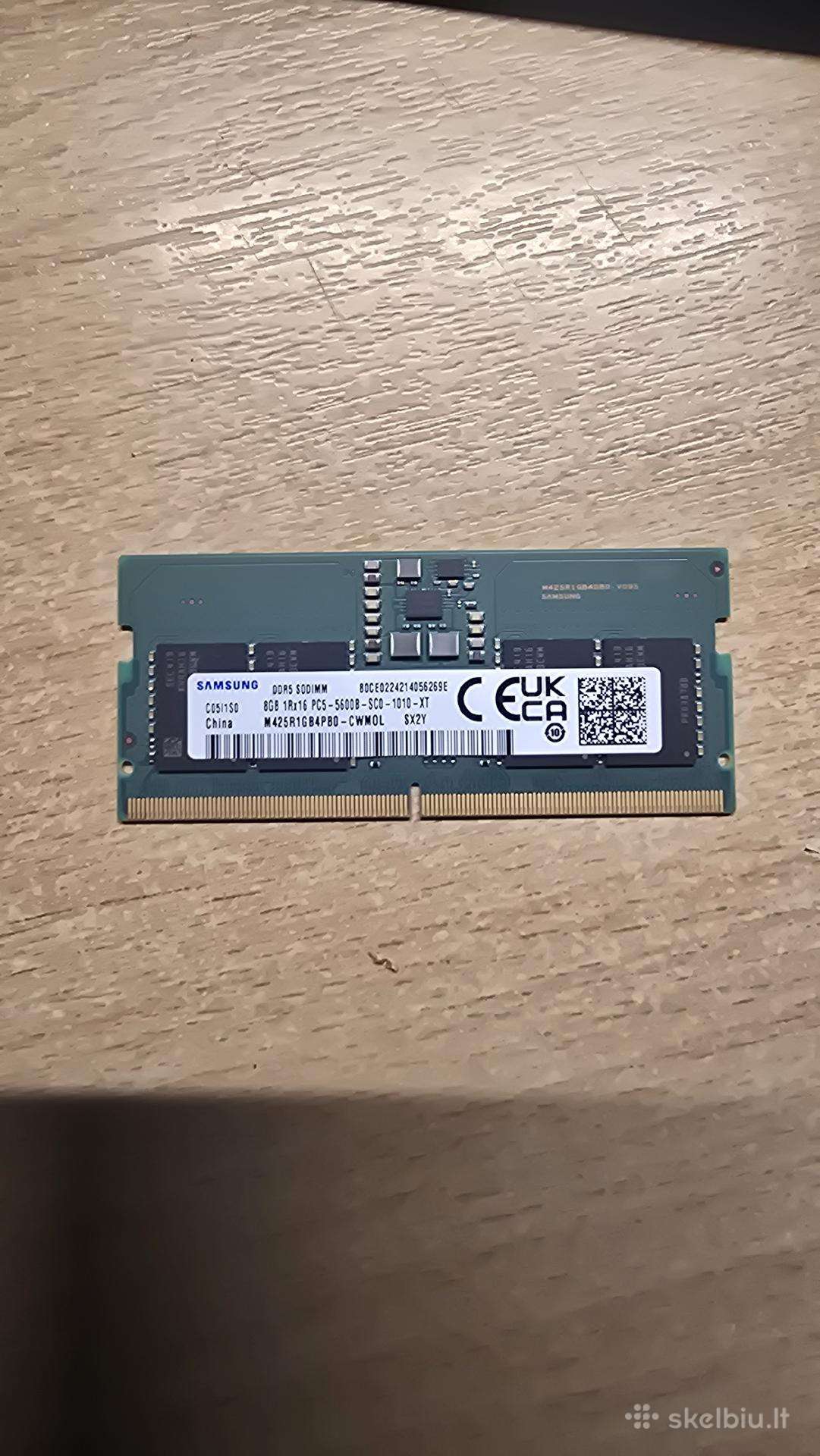 Samsung 8gb Ddr5 5600mhz So-dimm RAM nešiojamam
