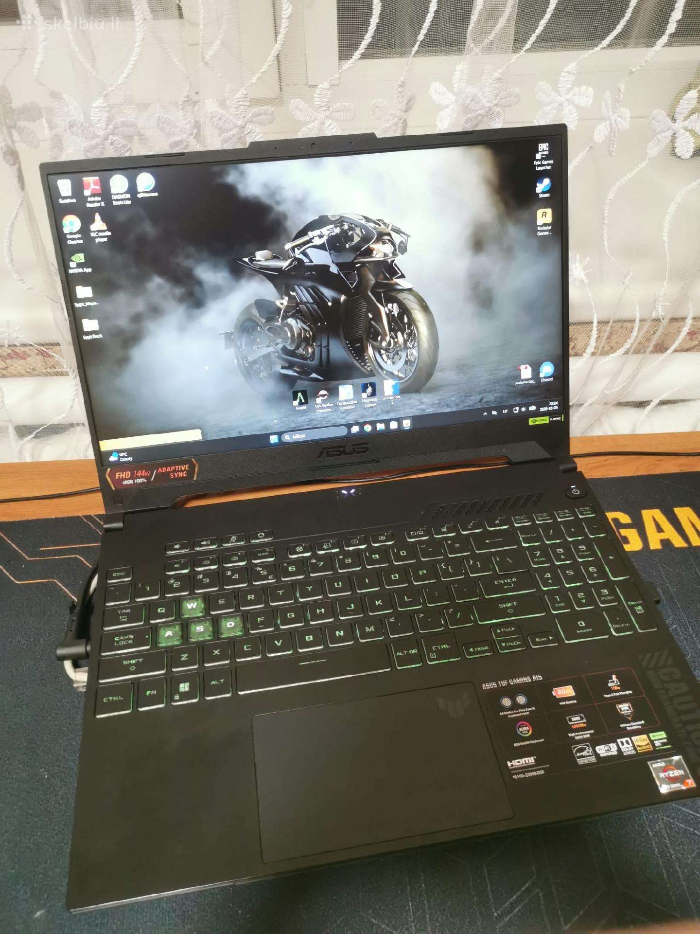 Asus Tuf Gaming A16 domina keitimas