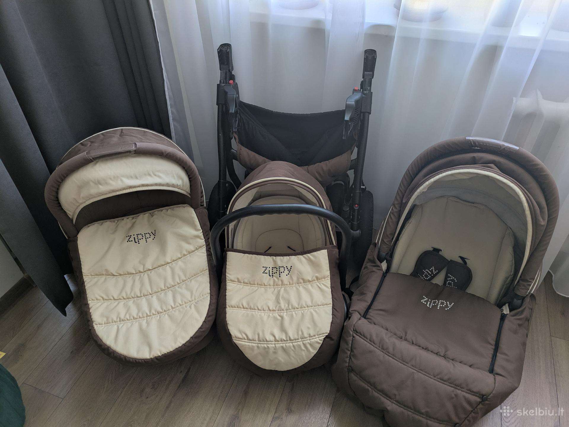 Vaikiškas vežimėlis Tutis Zippy Sport 3in1
