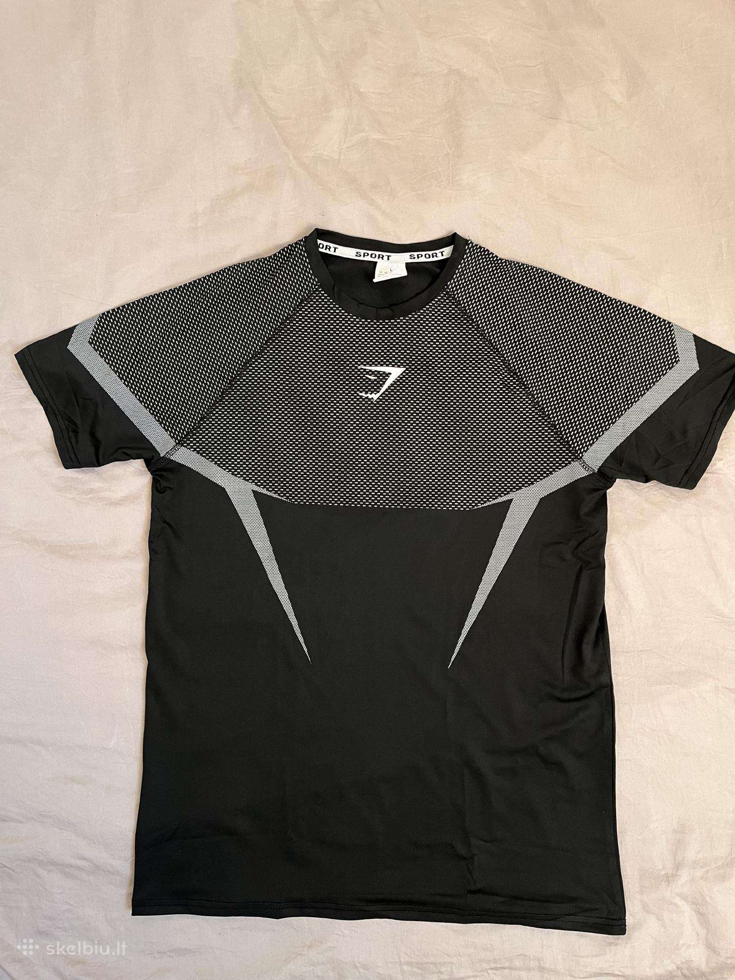 Gymshark White Logo Compression maikutė