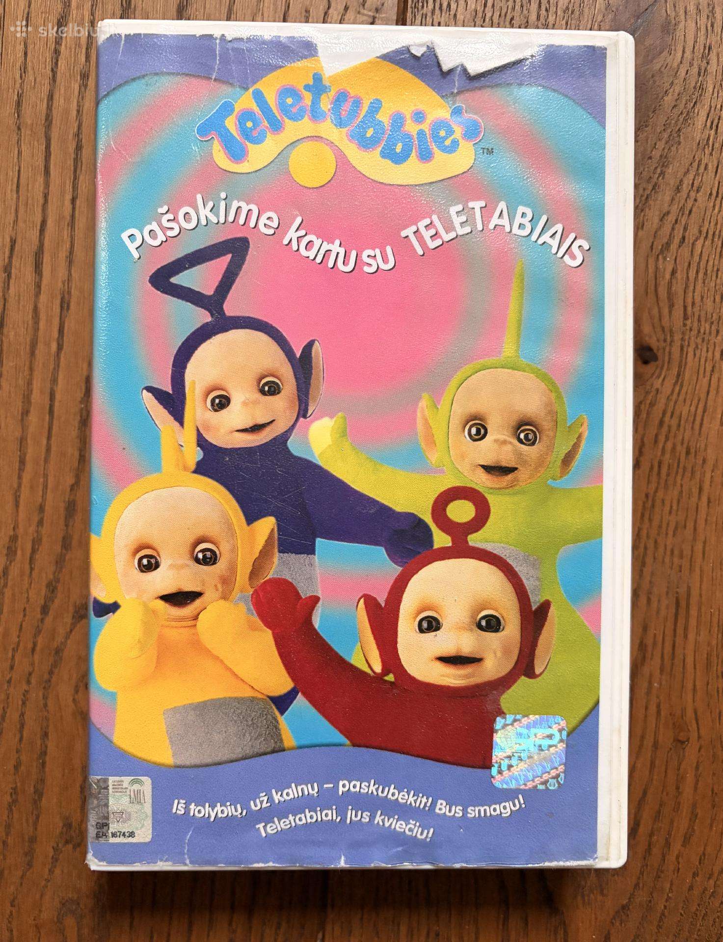 Vhs kasetė Pašokime kartu su Teletabiais