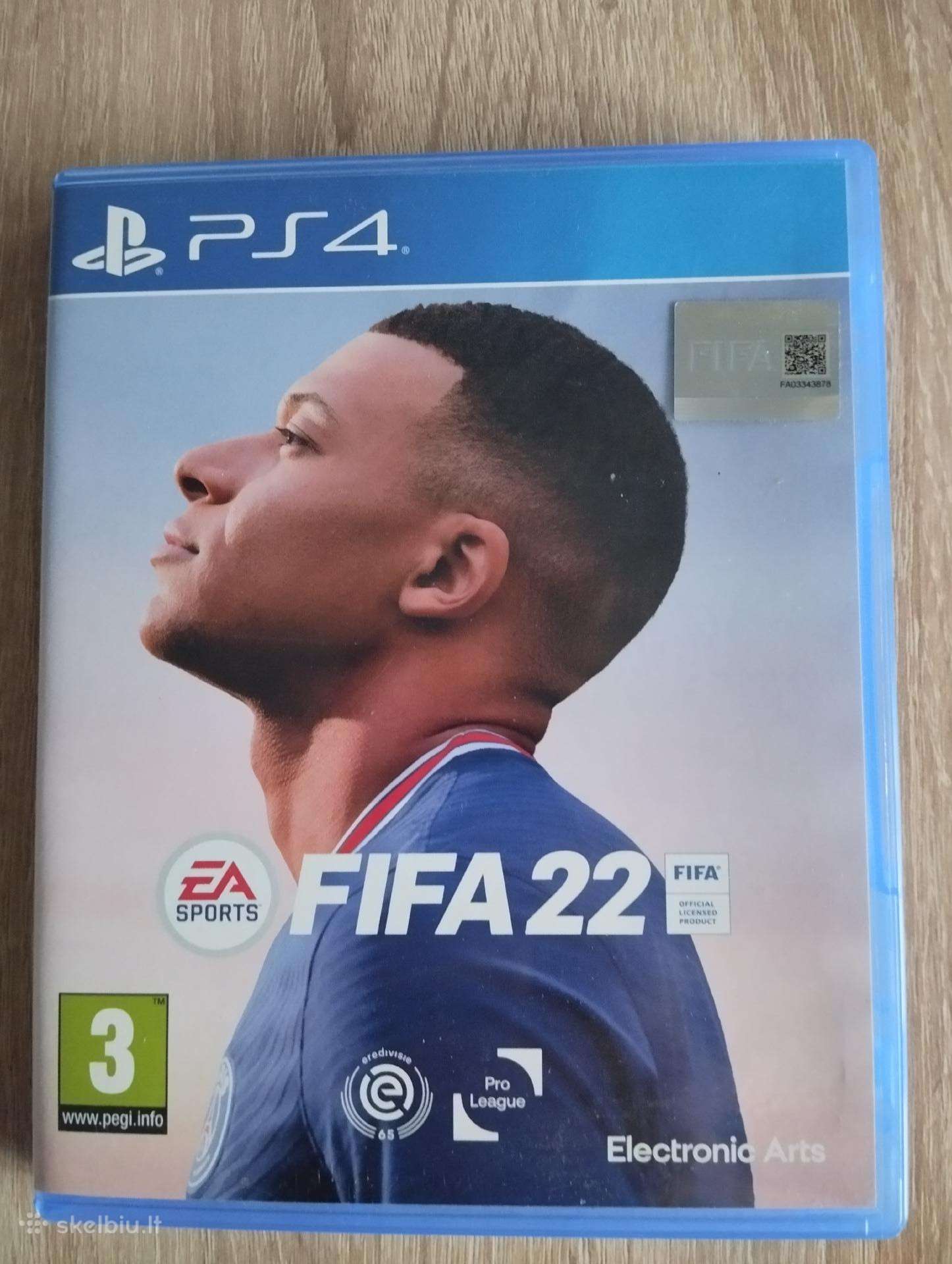 Fifa22 ps4 konsolei