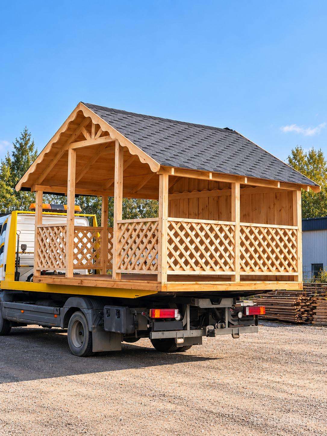 Lauko pavėsinės ir sandėliukai – gamyba