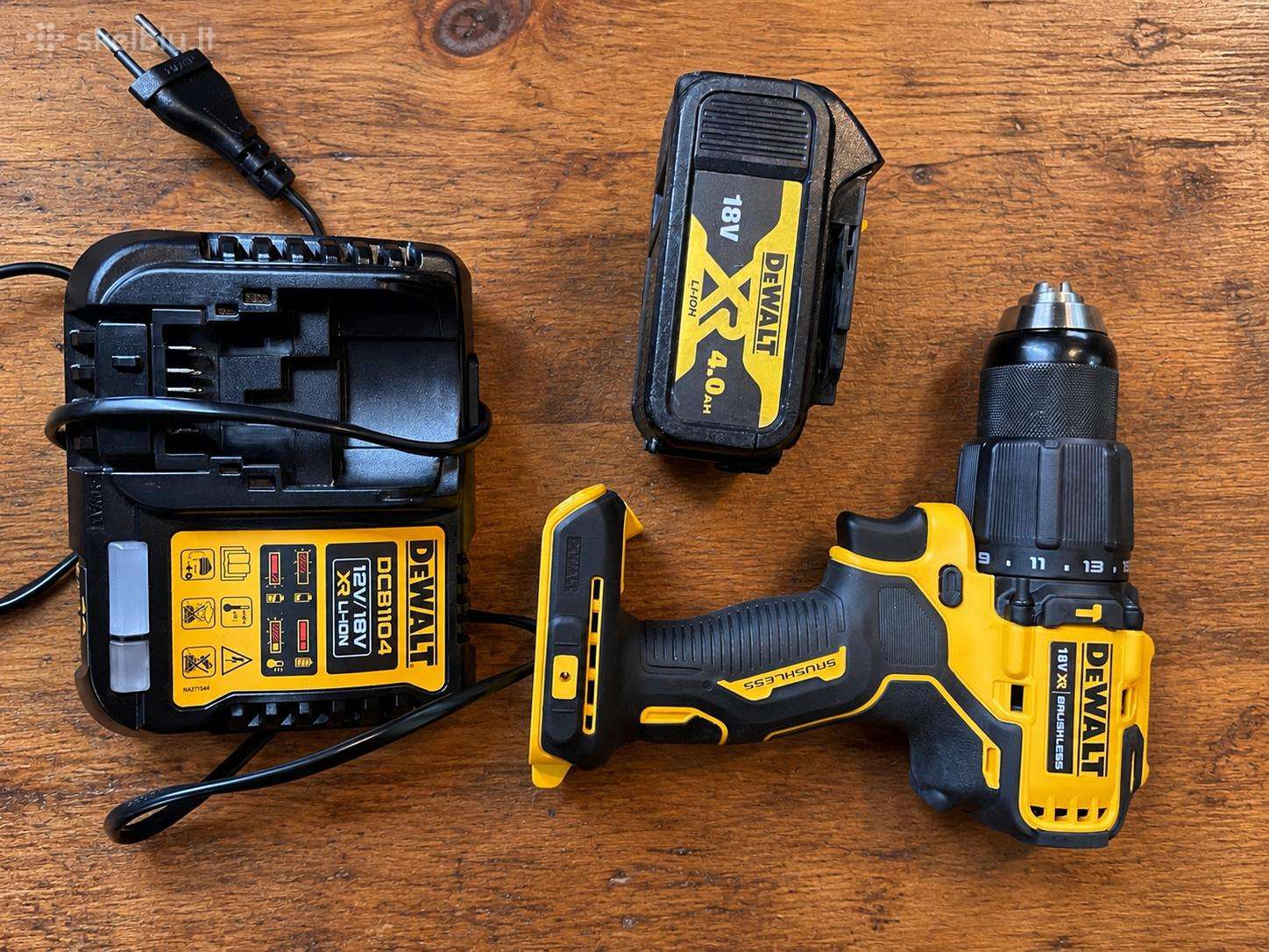 Dewalt Dcd709 18v Brushless suktuvas – komplektas