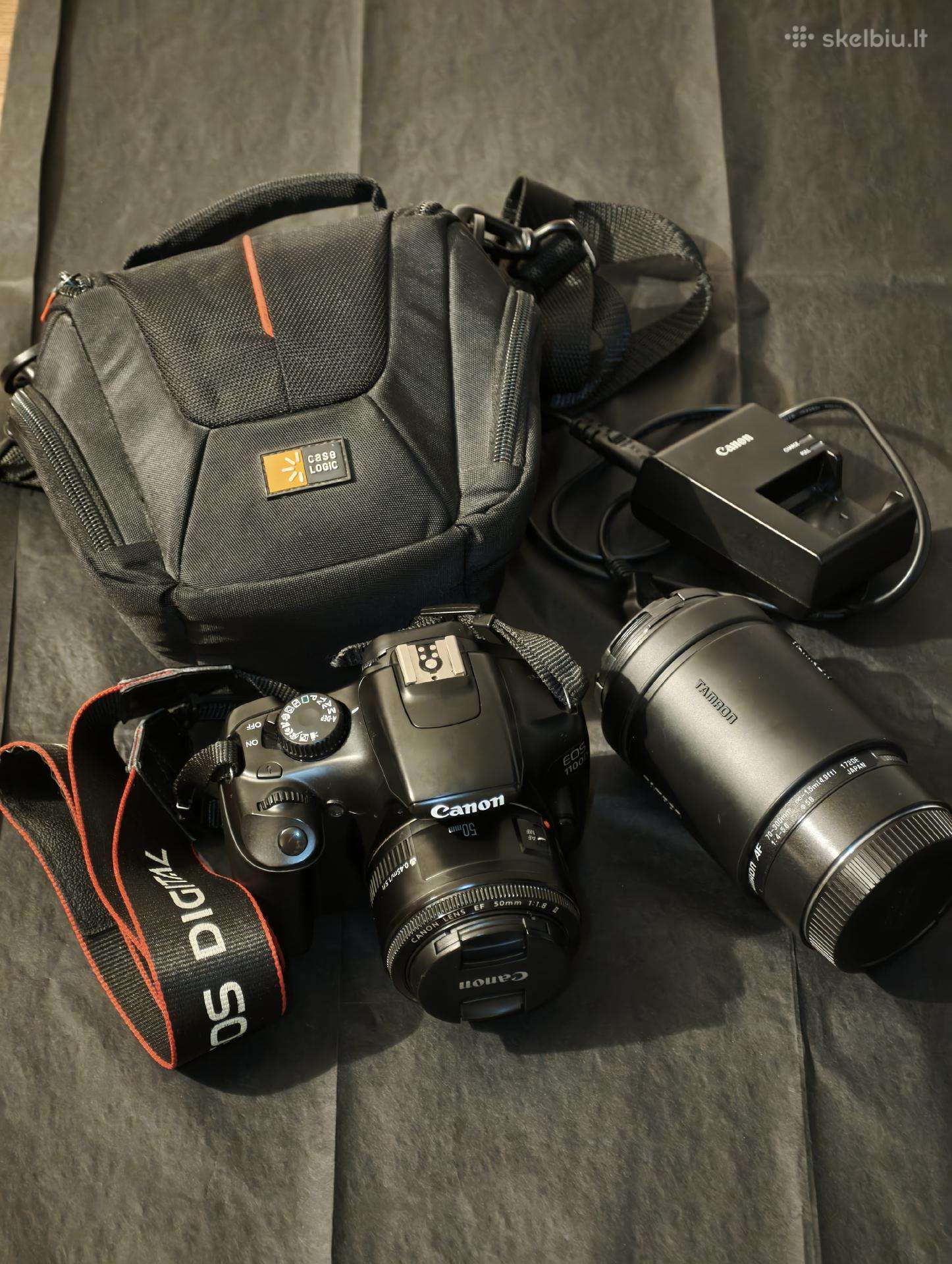 Canon EOS 1100d + 2 objektyvai