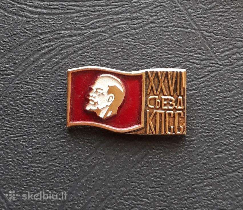 Kpss 1986 xxvii suvažiavimas 03 Leninas