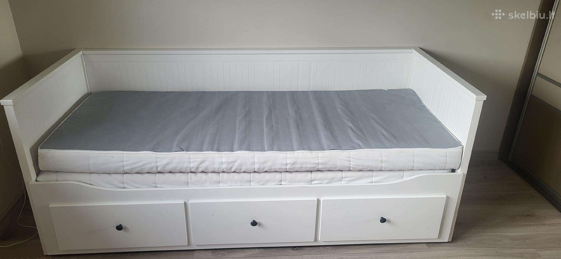 Ikea lova su čiužiniais skubiai