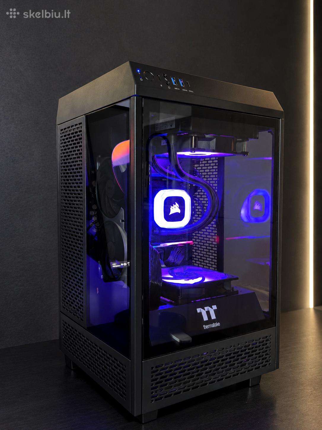 Kompaktiškas žaidimų kompiuteris Rtx/ Ryzen/32gb