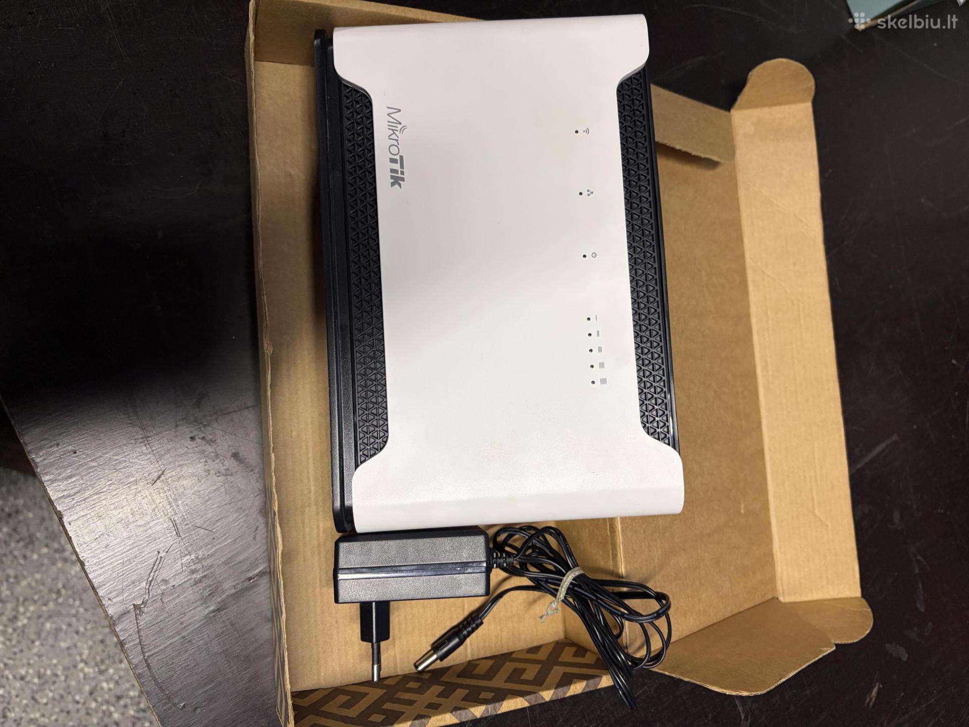 4G routeris Mikrotik Chateau Lte12 su lauko antena