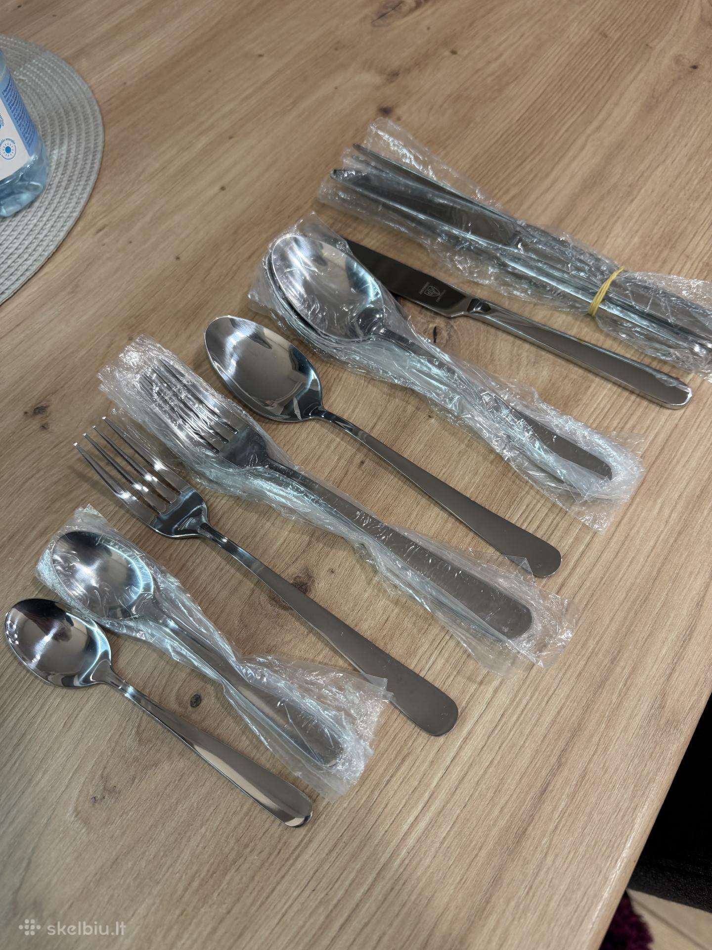 Justinus Edelstahl–vokiškas stalo įrankių rinkinys