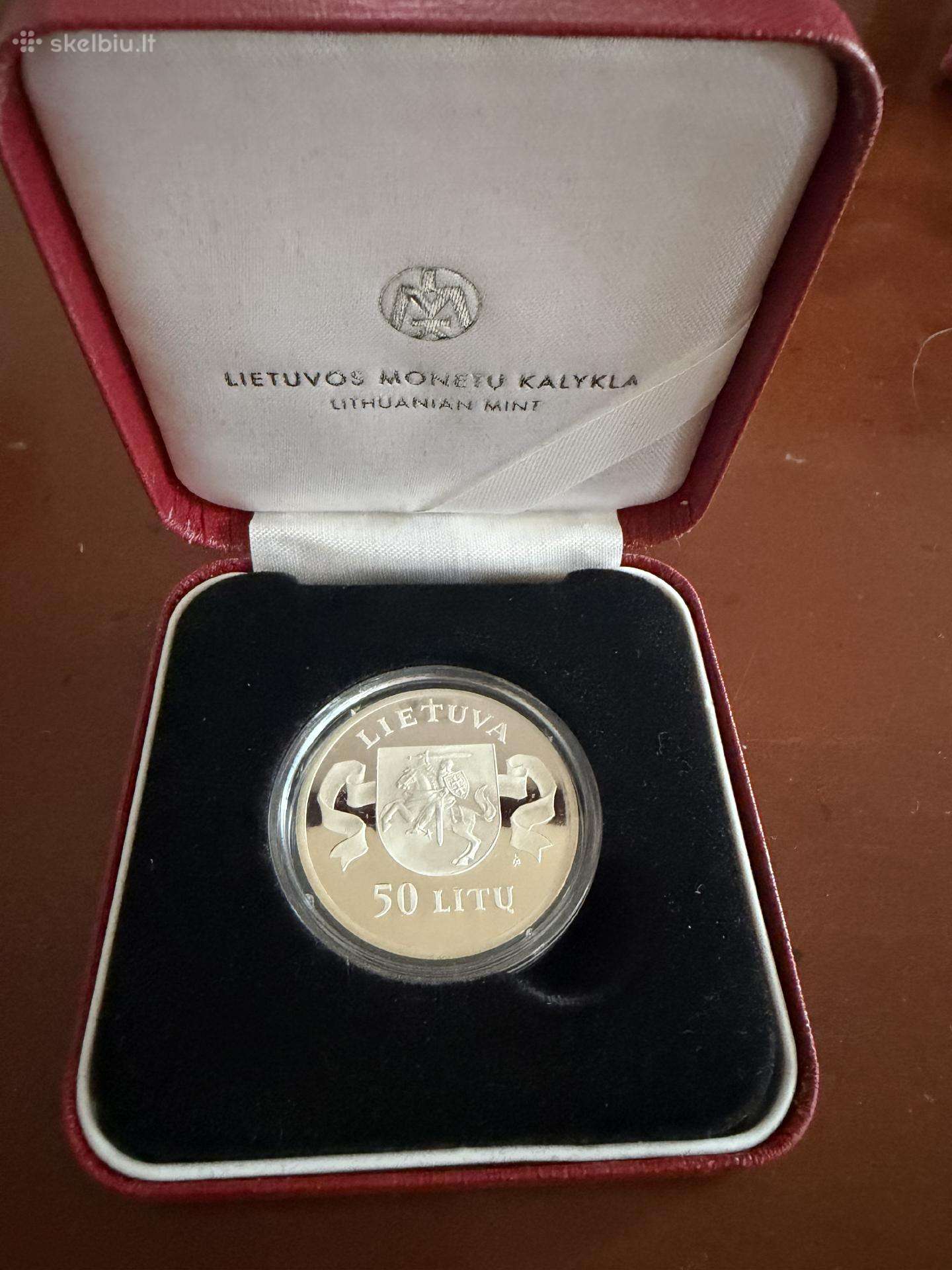 50 litų moneta Valstybės atgimimas