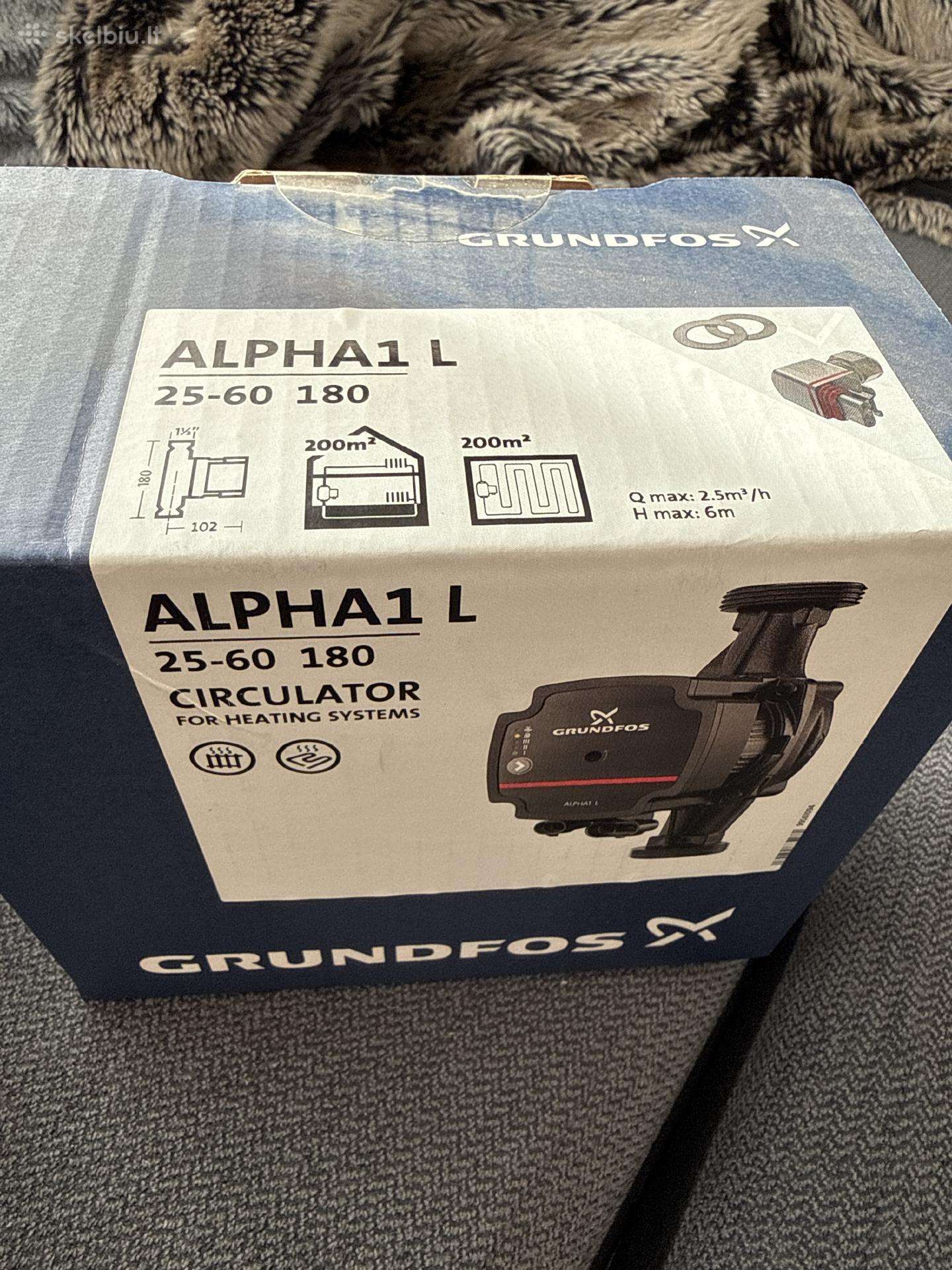 Naujas cirkuliacinis Grundfos siurblys