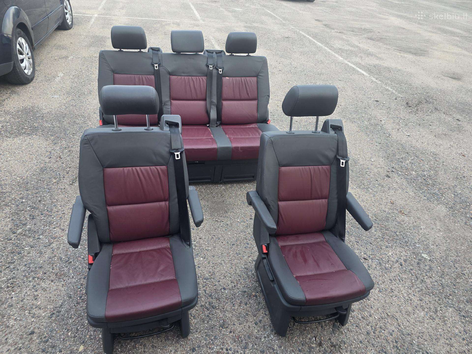 VW Multivan sedynės