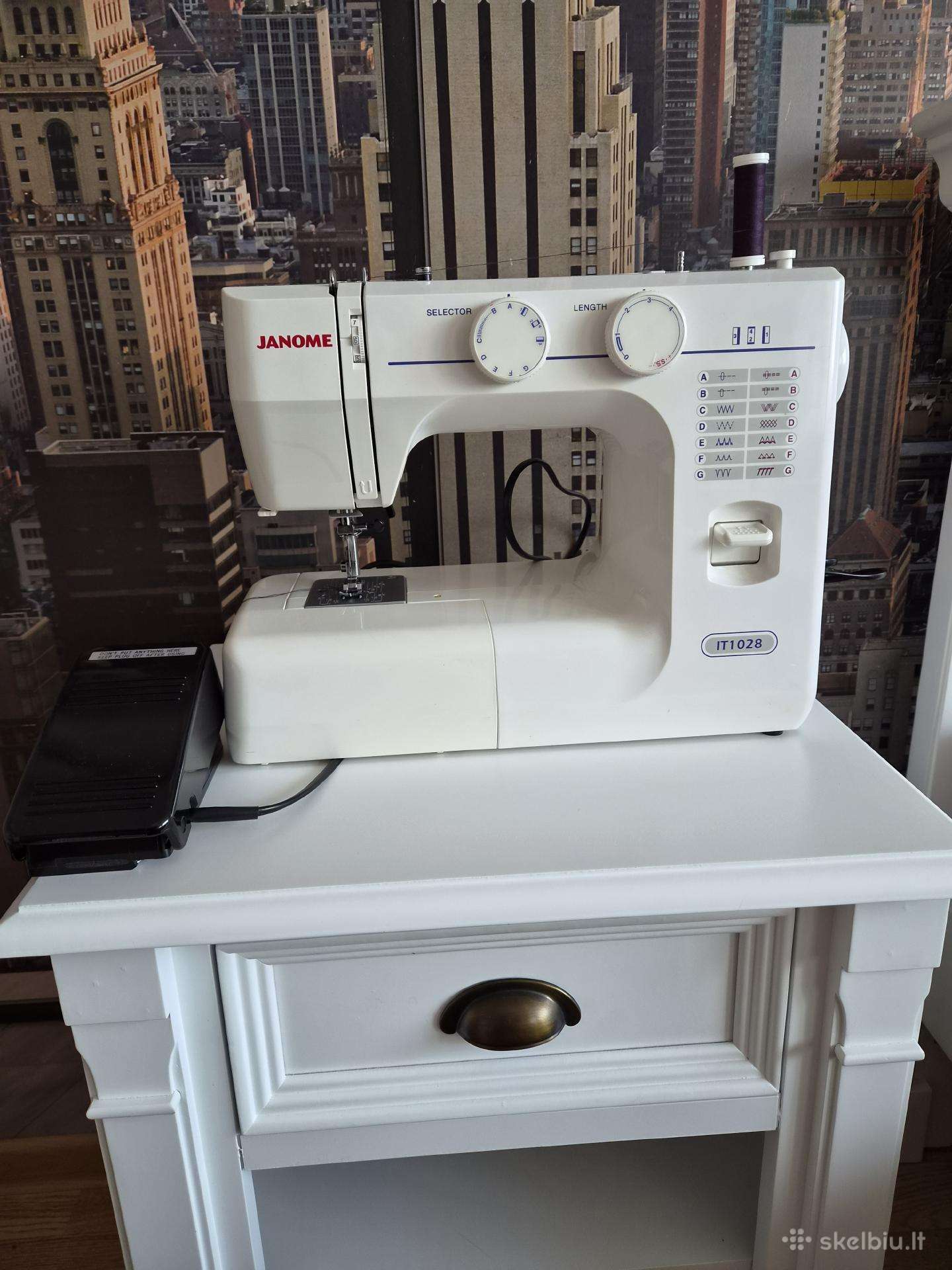 Janome It1028 siuvimo mašina,janome My Lock 744d