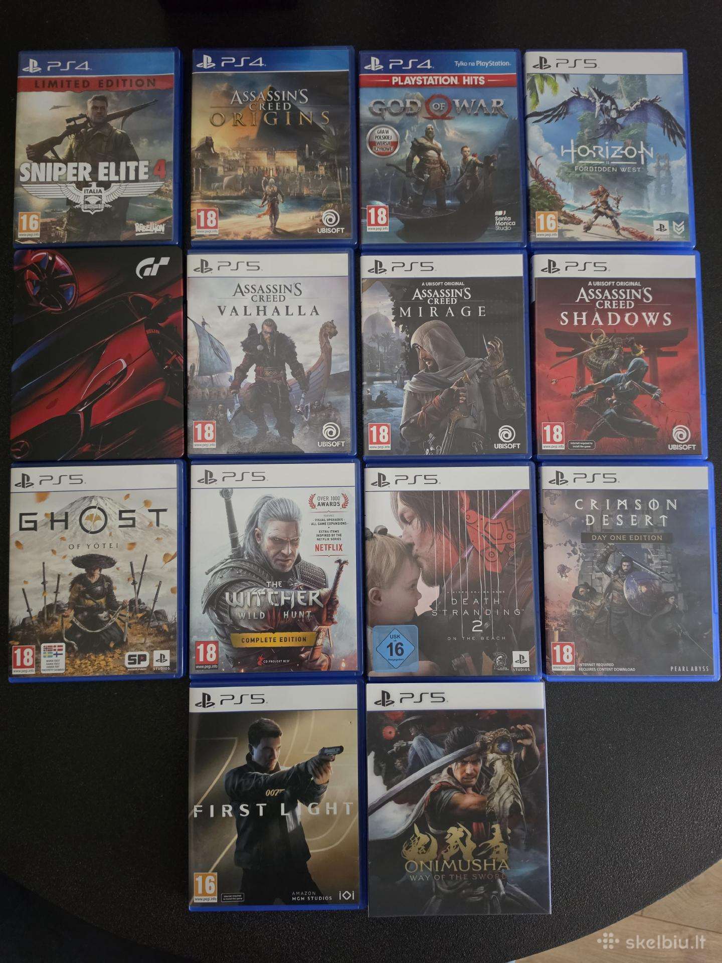 Ps4 ir Ps5 zaidimai
