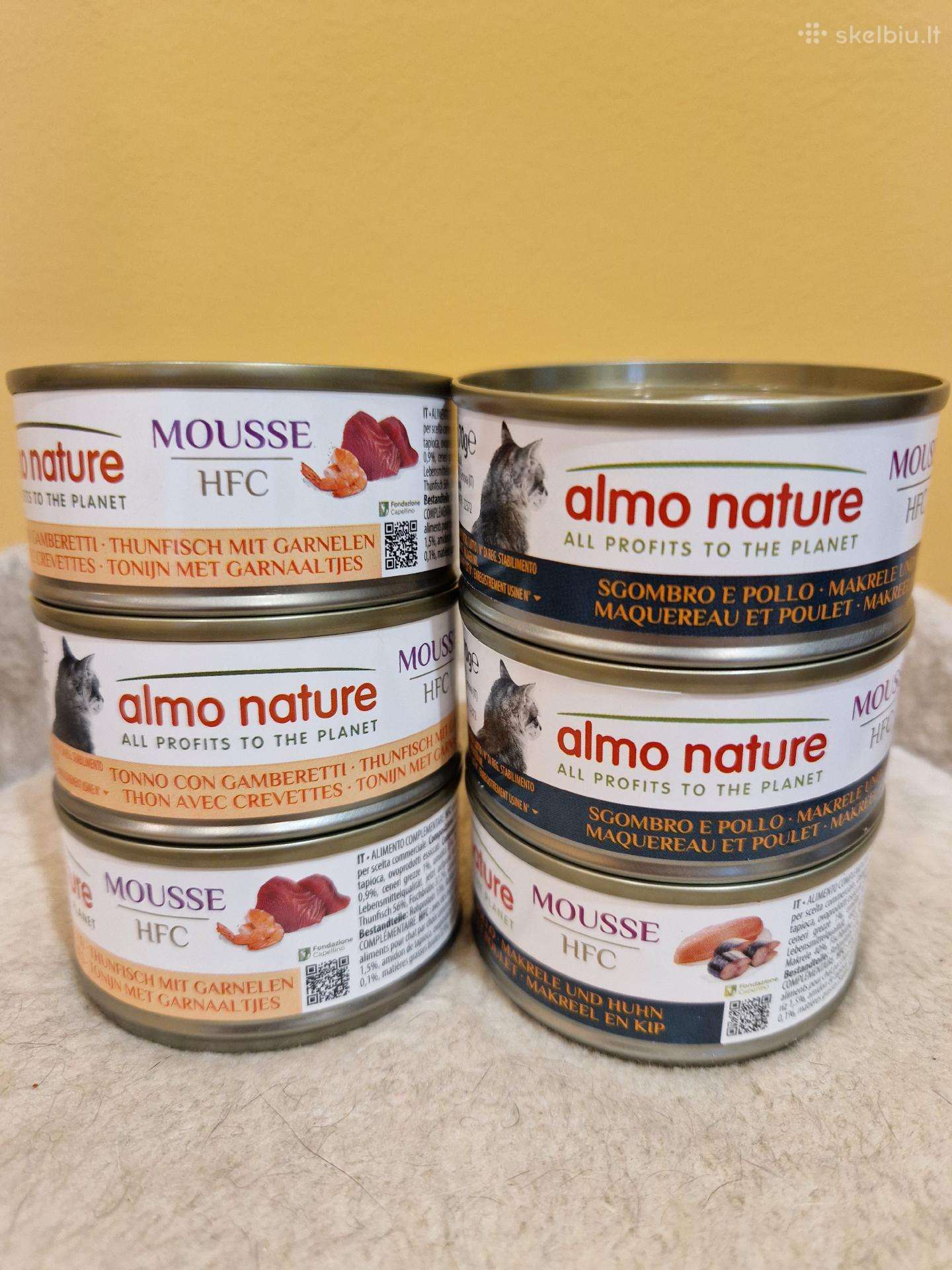 Almo Nature Hfc Mousse konservai katėms (24 vnt.)