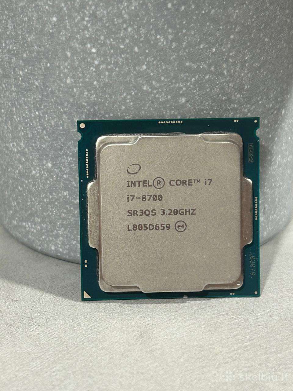 Procesorius Intel core i7-8700