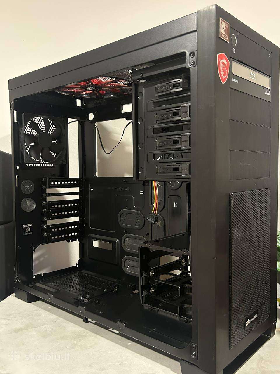 Serverinis korpusas Corsair obsidian series 650d
