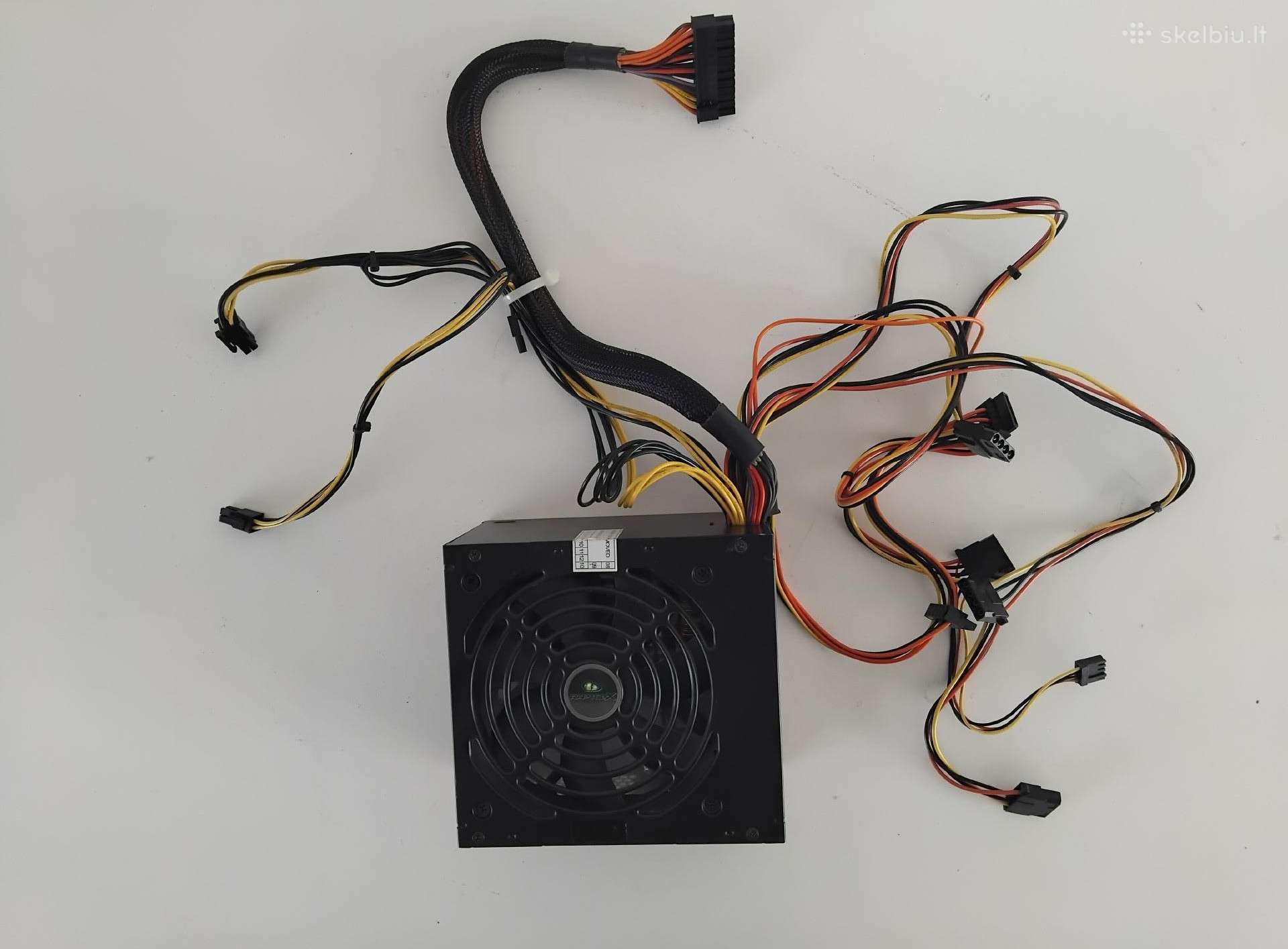 Veikiantis 600w Raptoxx maitinimo blokas