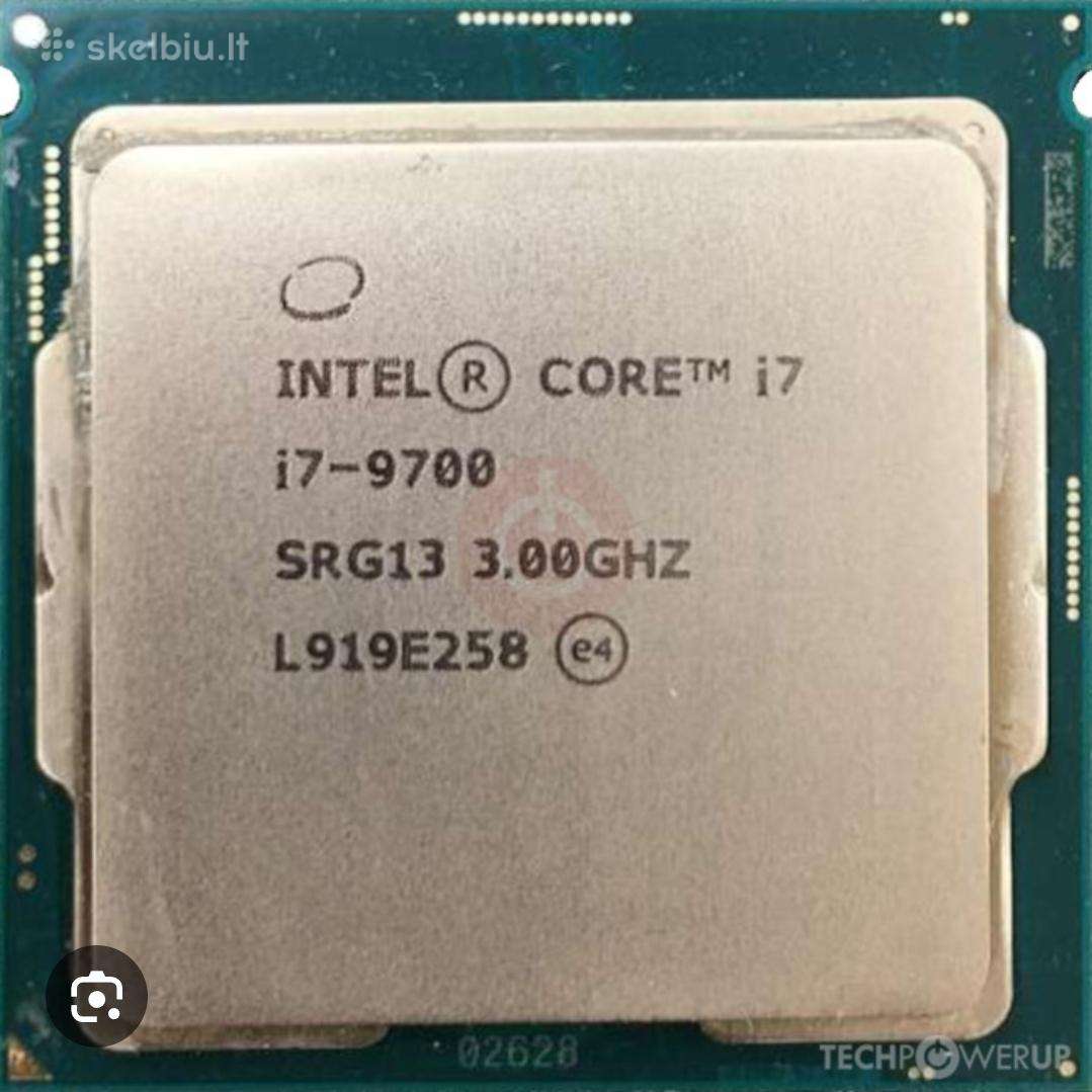 Intel Core i7-9700 naudotas