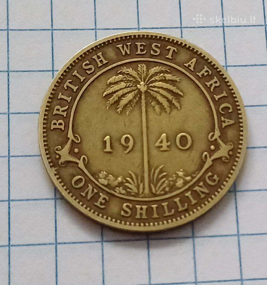 Britu Vakaru Afrika 1 siling. 1940
