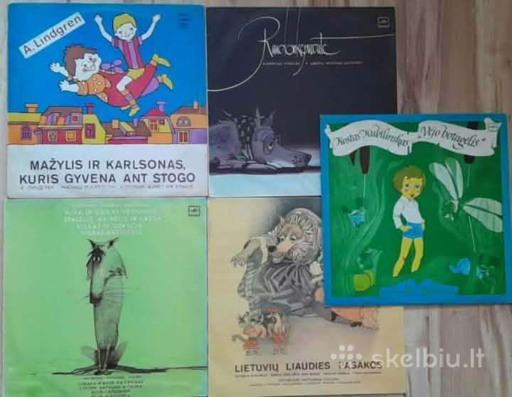 Pasakos lietuvių kalba, vinilinės plokštelės