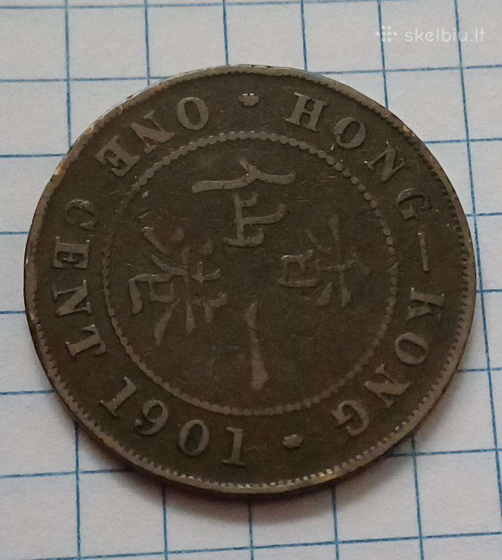 Honkongas. 1 cent. 1901