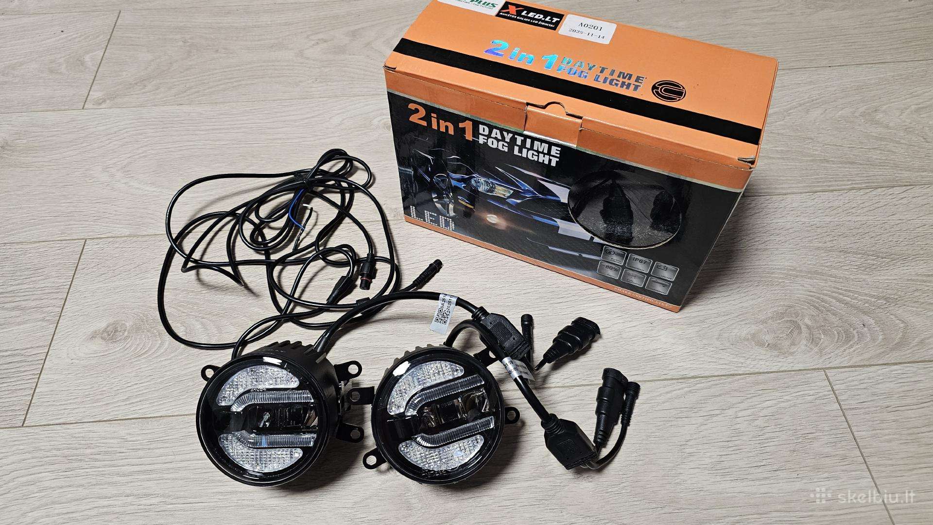 Iš esmės nauji LED rūko ir Drl dienos žibintai