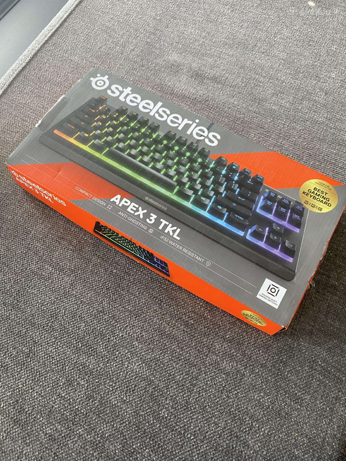 Steelseries Apex 3 Tkl gaming klaviatūra (Rgb)