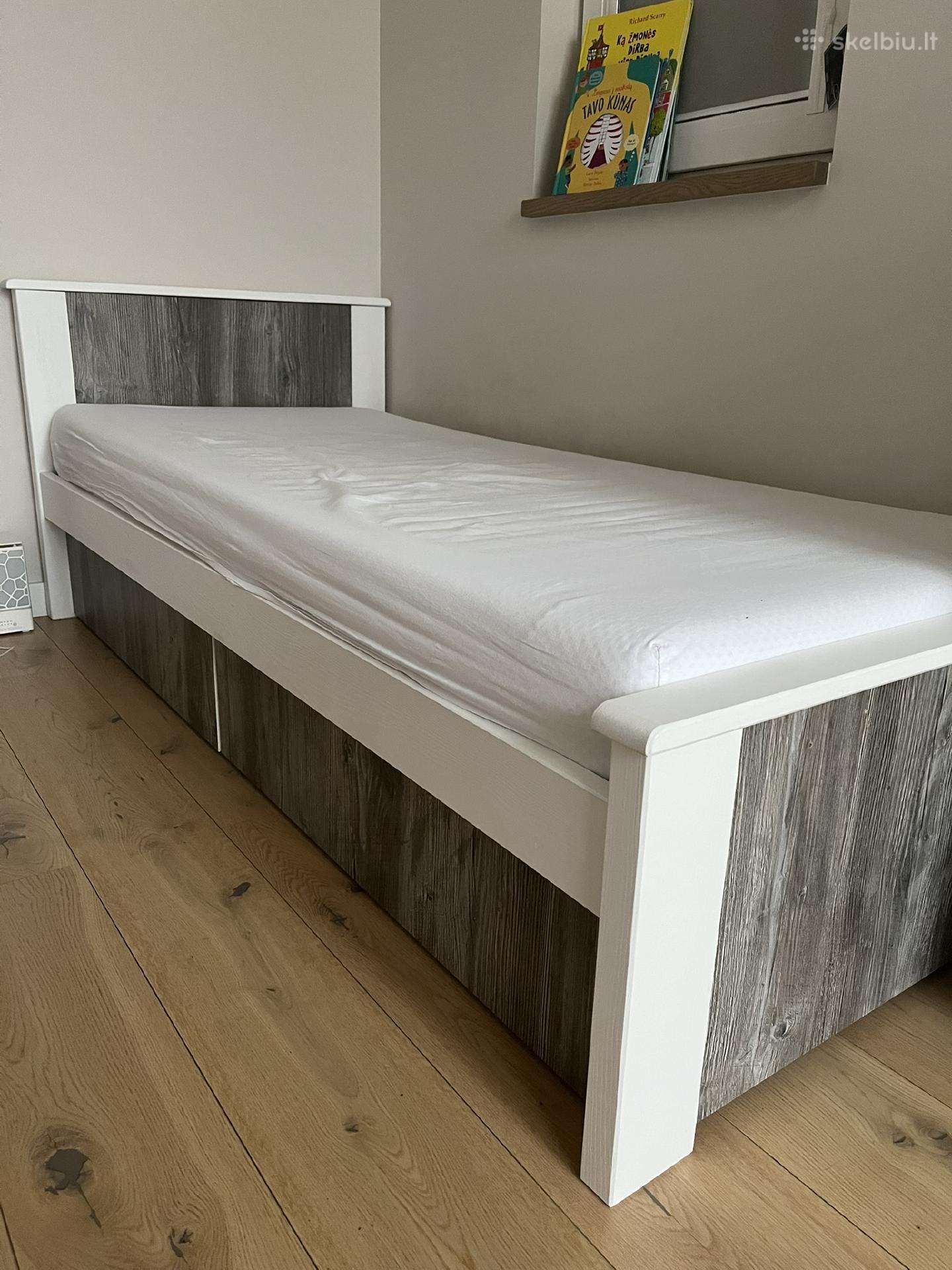 Vaikiška lova 180x80 su čiužiniu