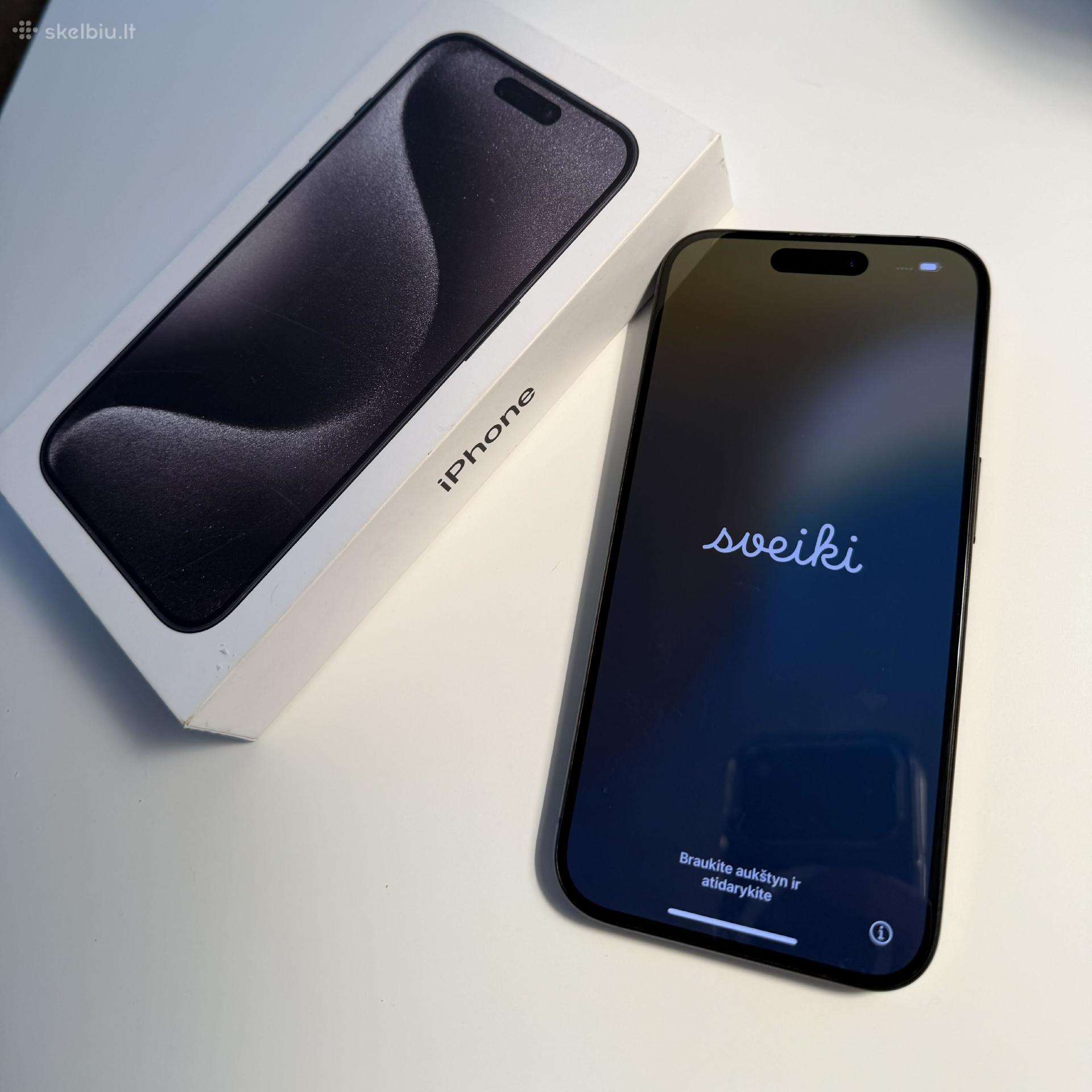 Apple iPhone 15 Pro 128gb Black Titanium