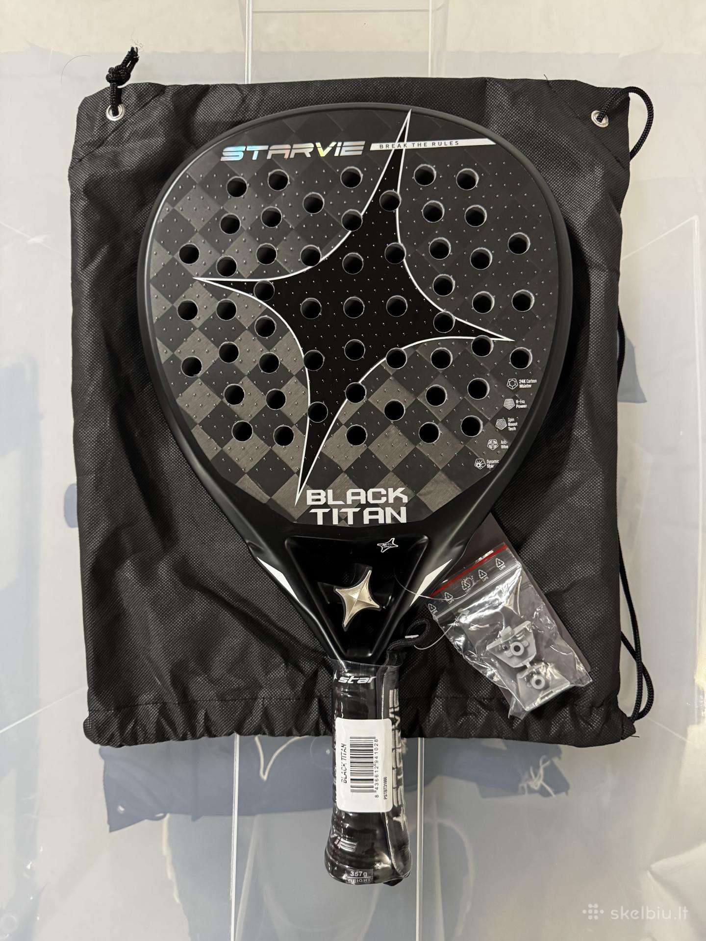 Padelio raketė Starvie Black Titan