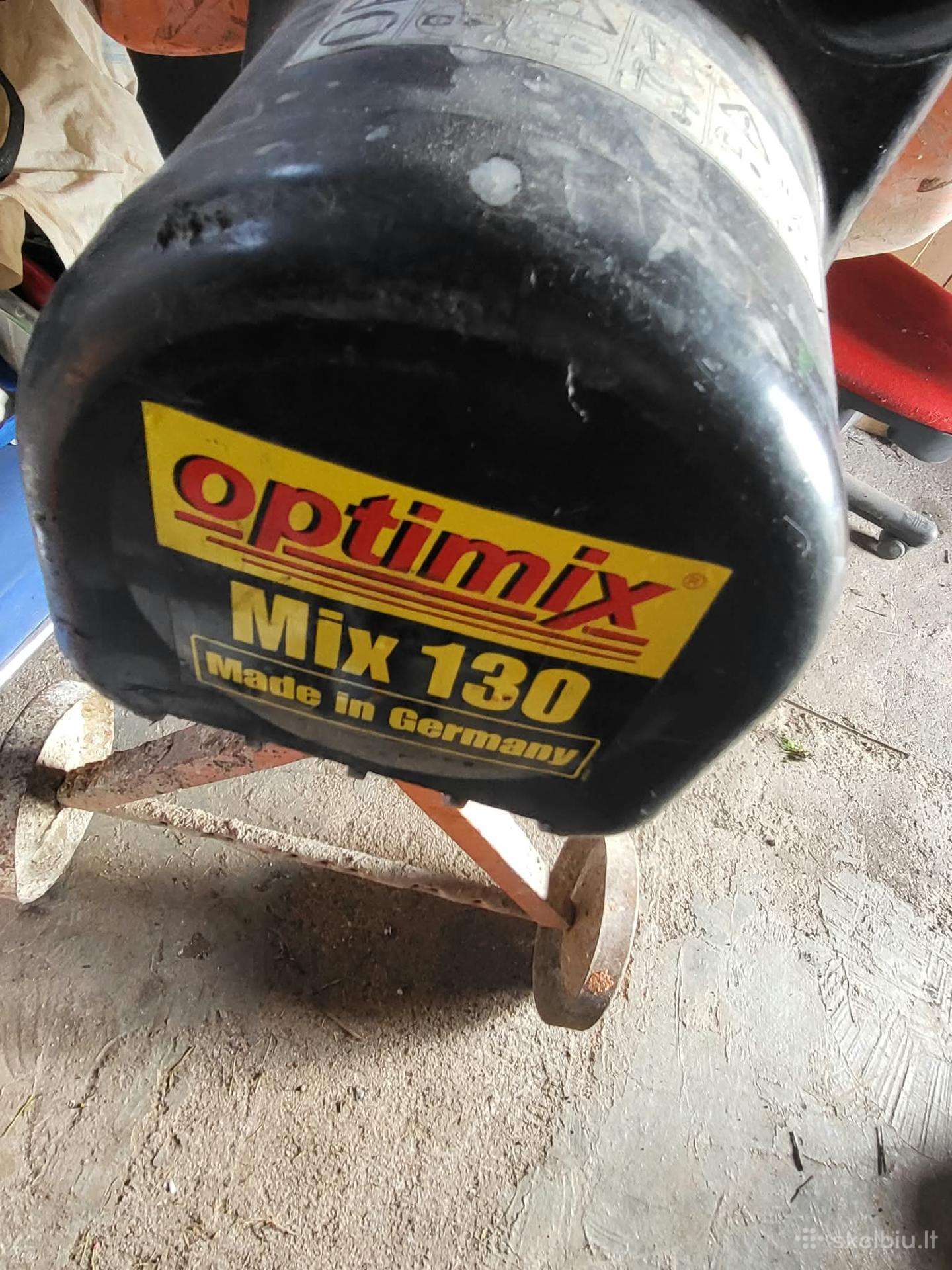 Betono maišyklė Optimix 130