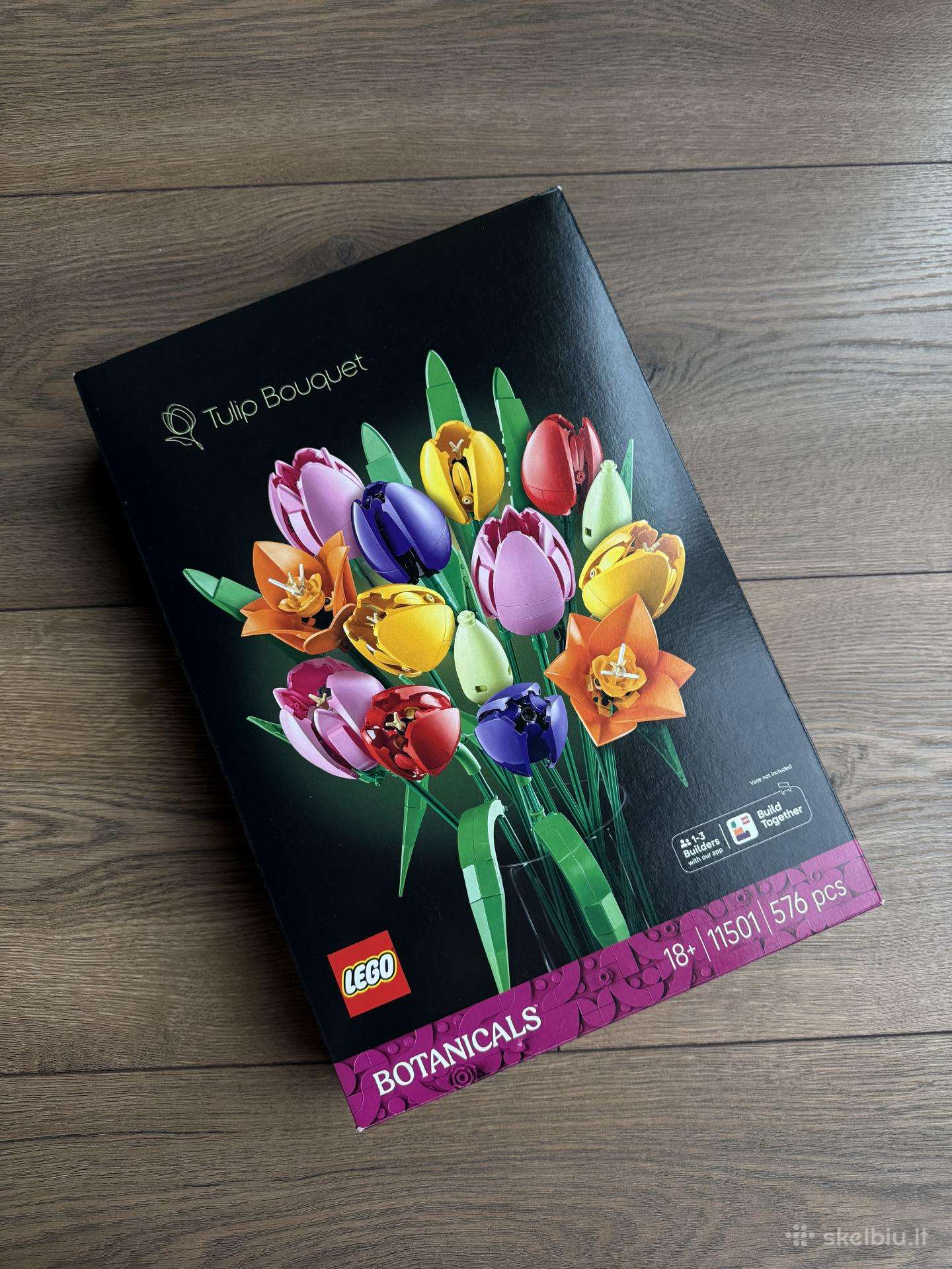 Lego Botanicals Tulpių puokštė Gėlių dekoras