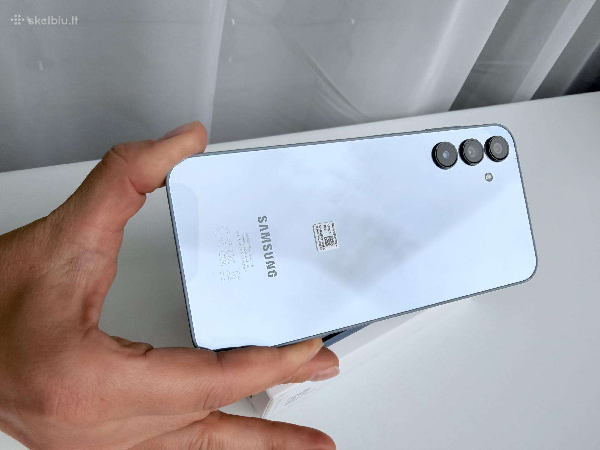 Parduodamas melsvas Samsung Galaxy A15 4G, 128 GB