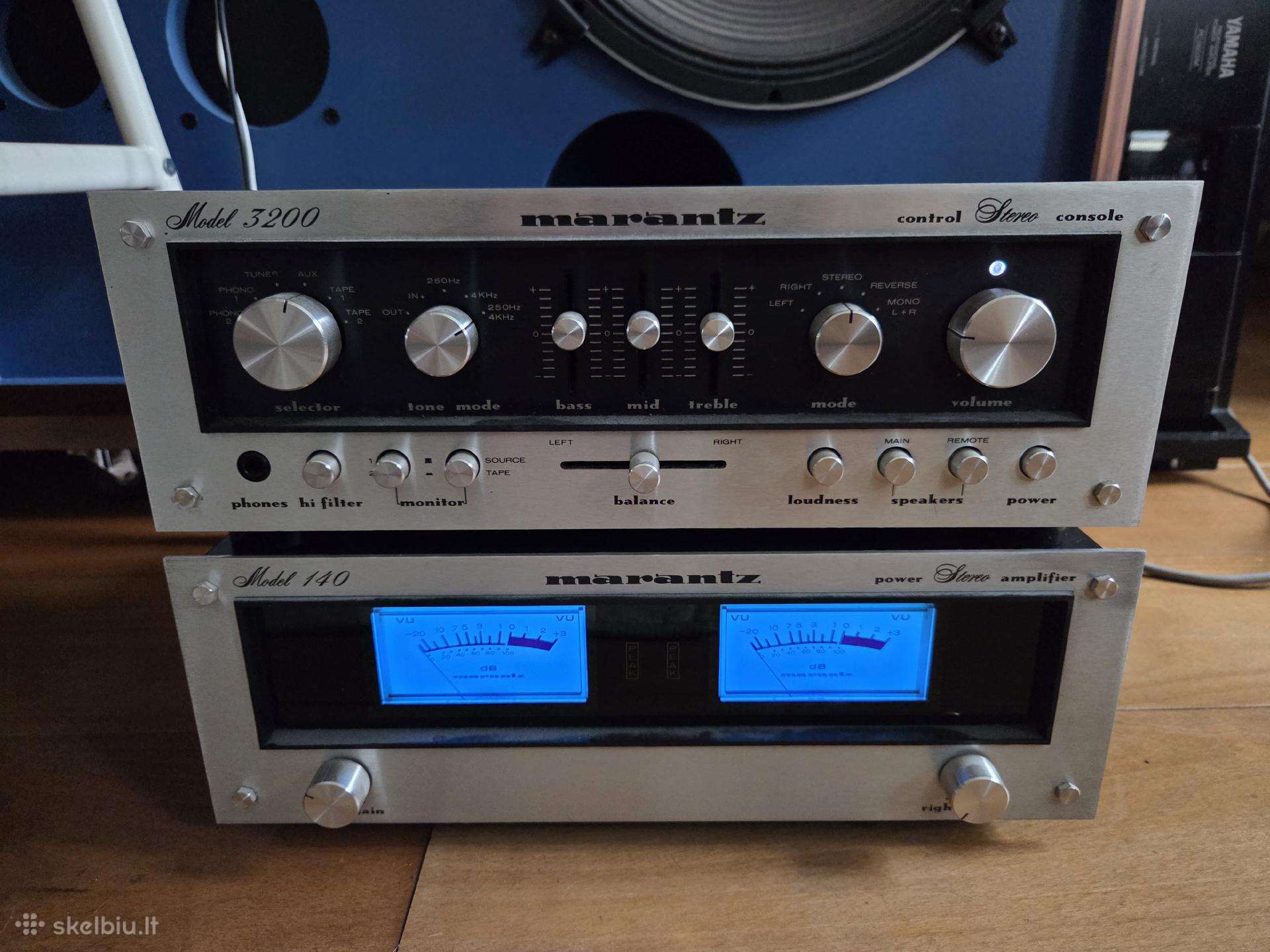 Marantz 140 + 3200 pradinio galinio stipr kompl