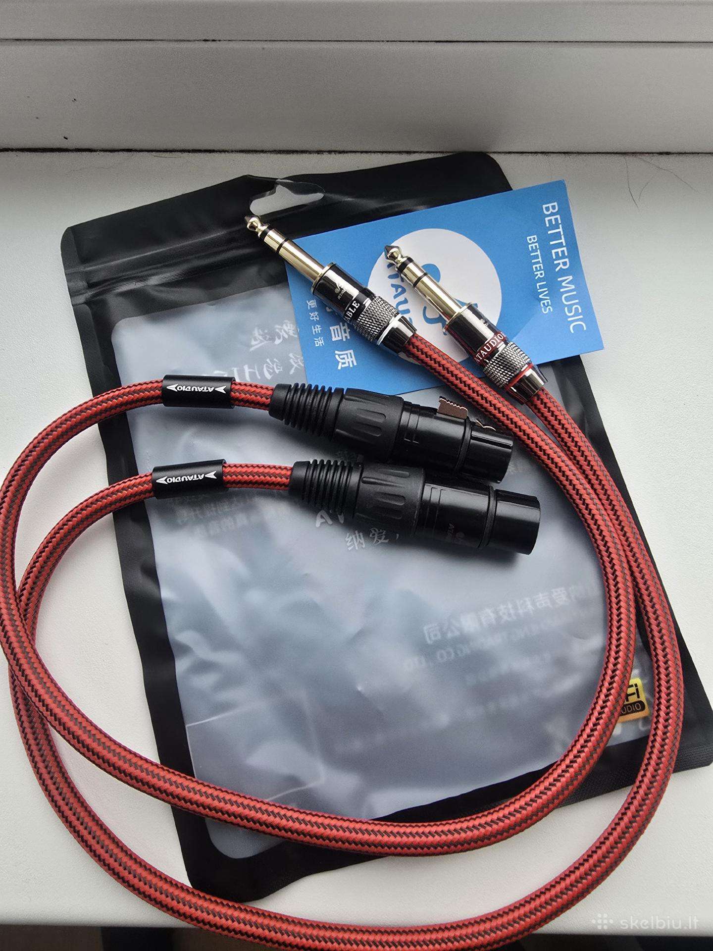 Balansinis garso kabelis Xlr – 6,35 mm Jack