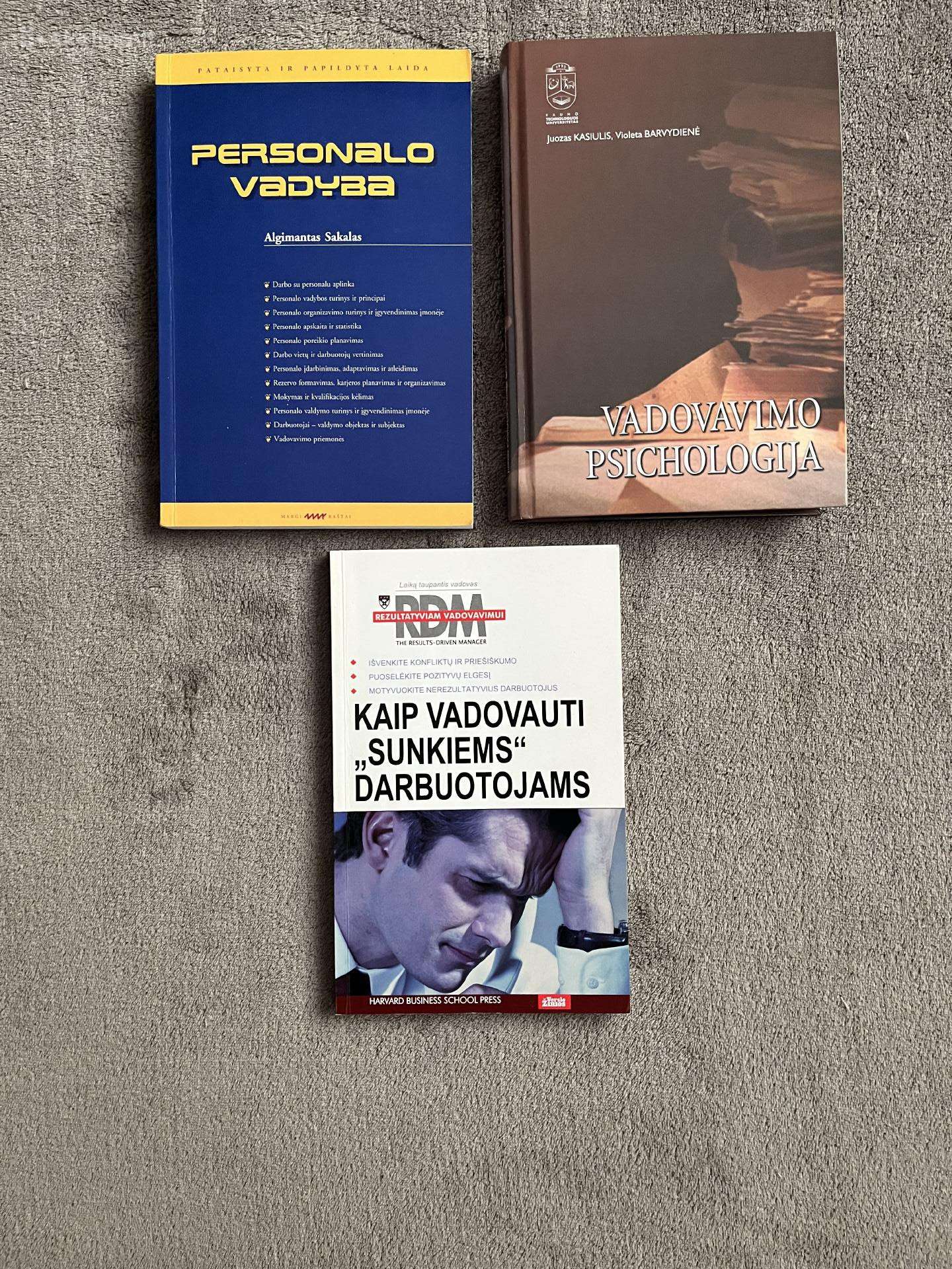 Knygų rinkinys apie vadovavimą personalui