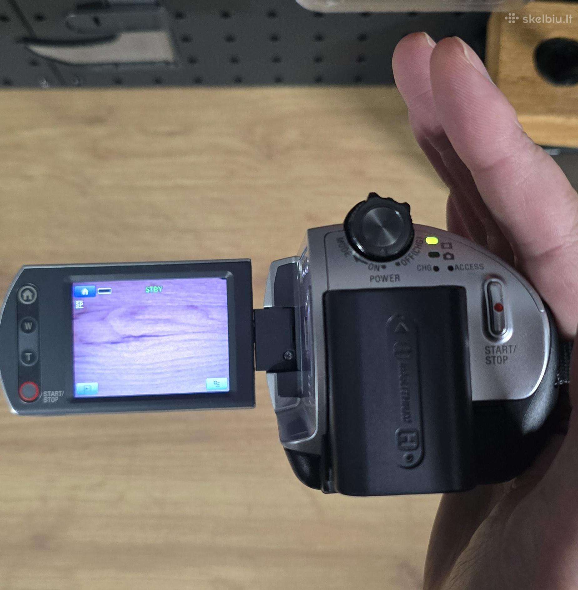 Retro Sony Handycam Dcr-sr32 +Samsonite dėklas
