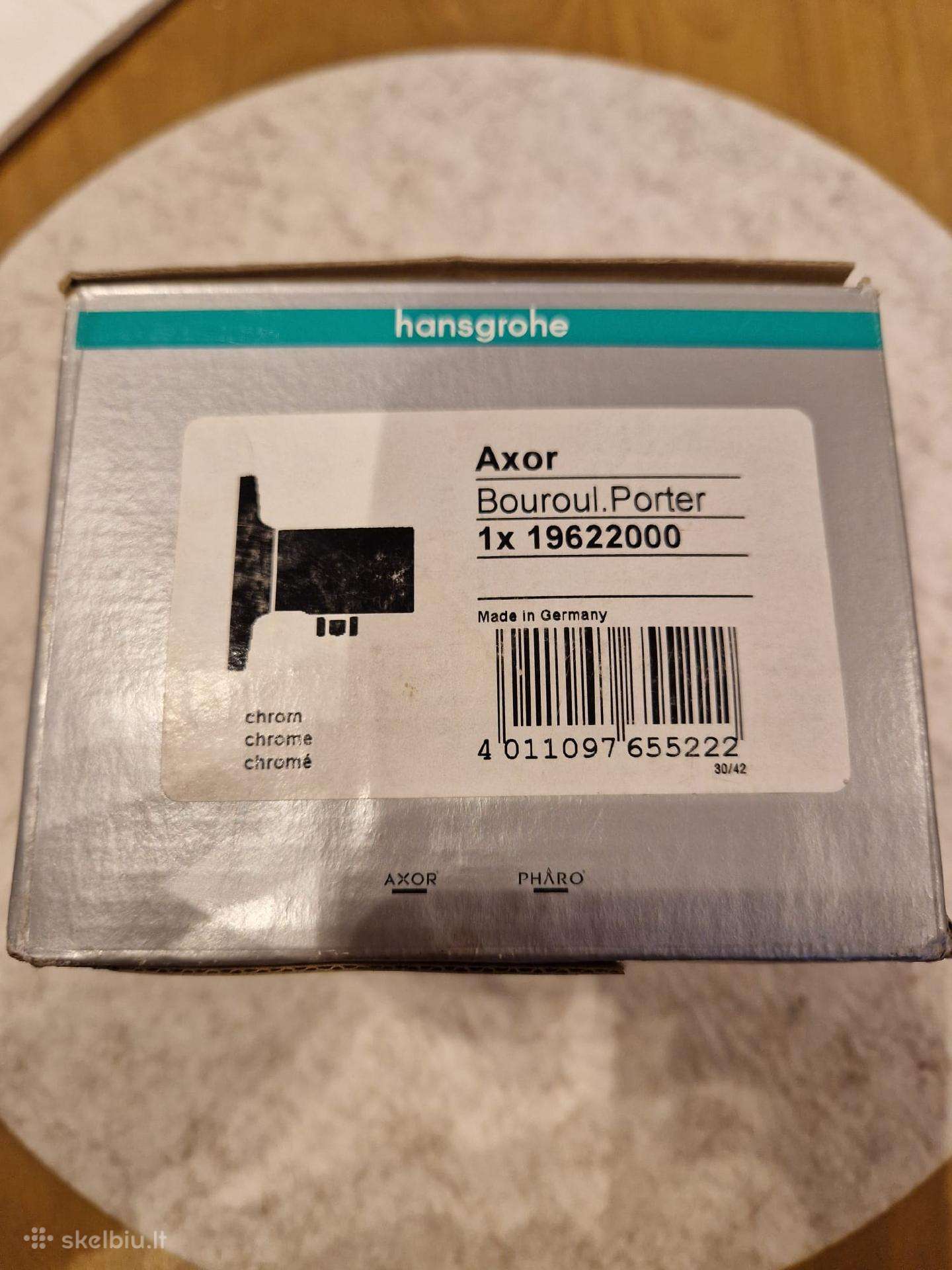 Axor Hansgrohe naujas dušo galvutės laikiklis