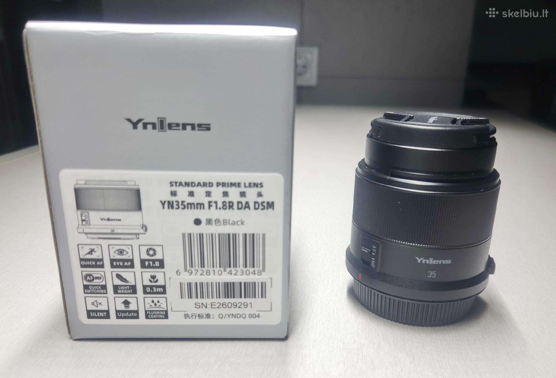 Yongnuo 35mm F1.8 Auto Focus objektyvas (Canon R)