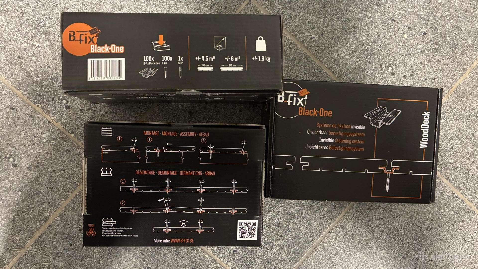 B-fix tvirtinimo elementai