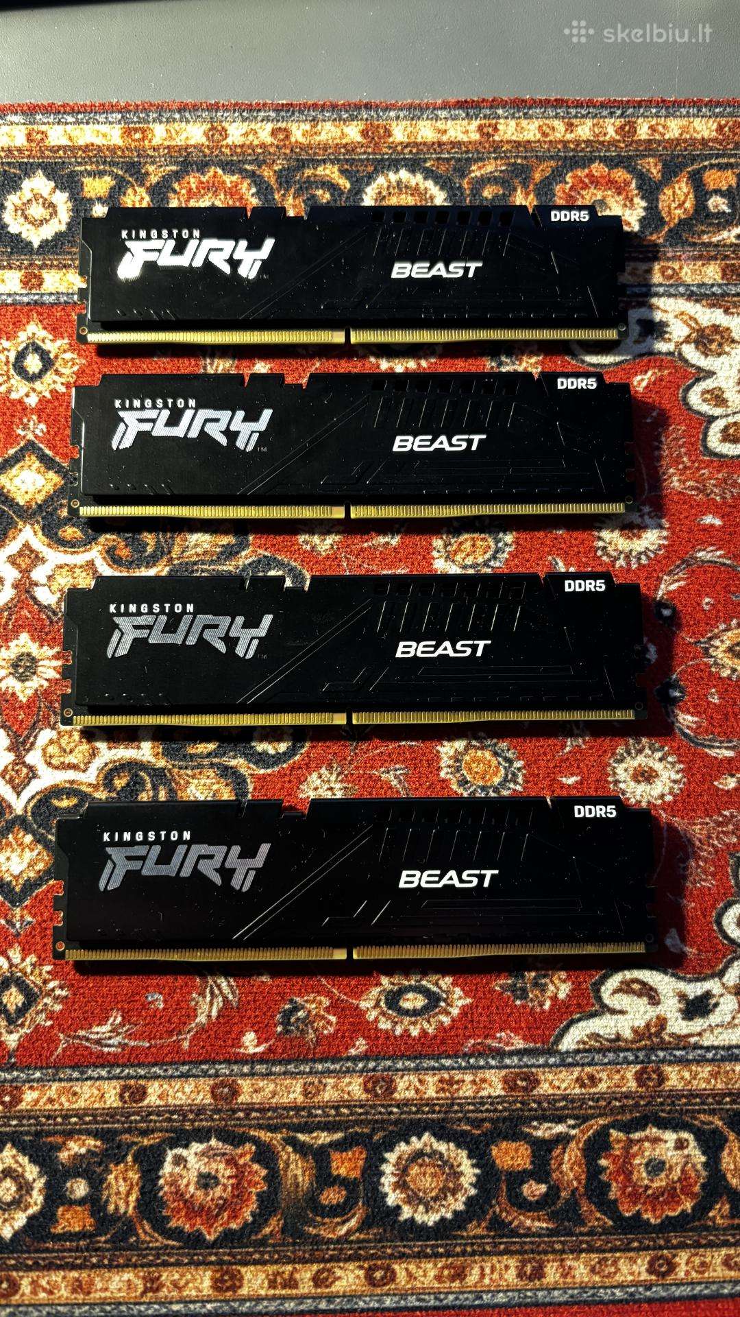 Parduodama Ddr 5 Kingston Fury Beast