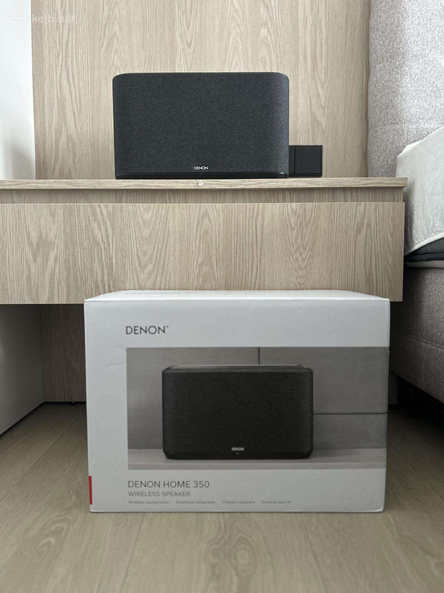 Juodos spalvos kolonėlė Denon Home 350