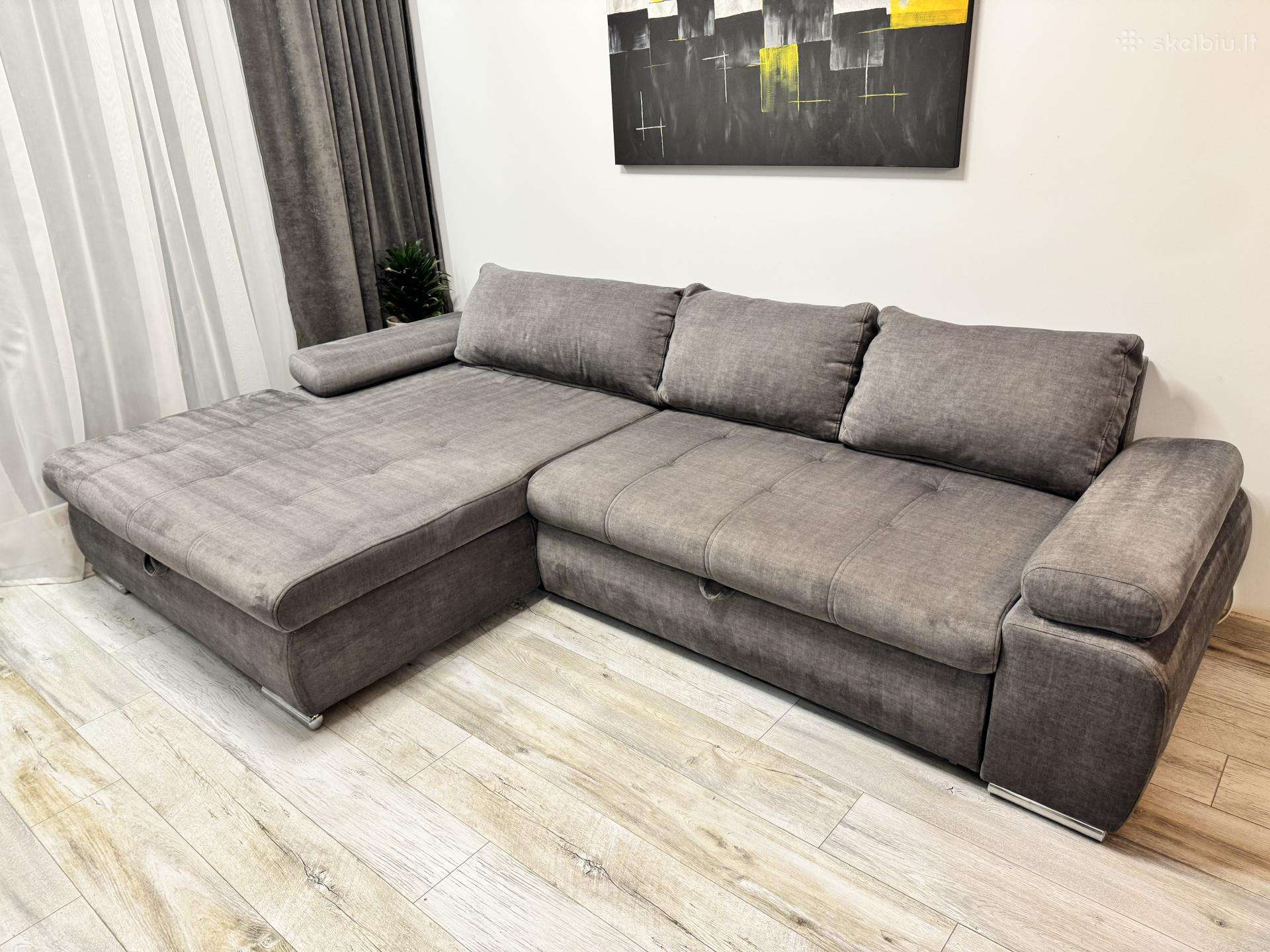 Parduodame minkšta kampa su miegama dalimi